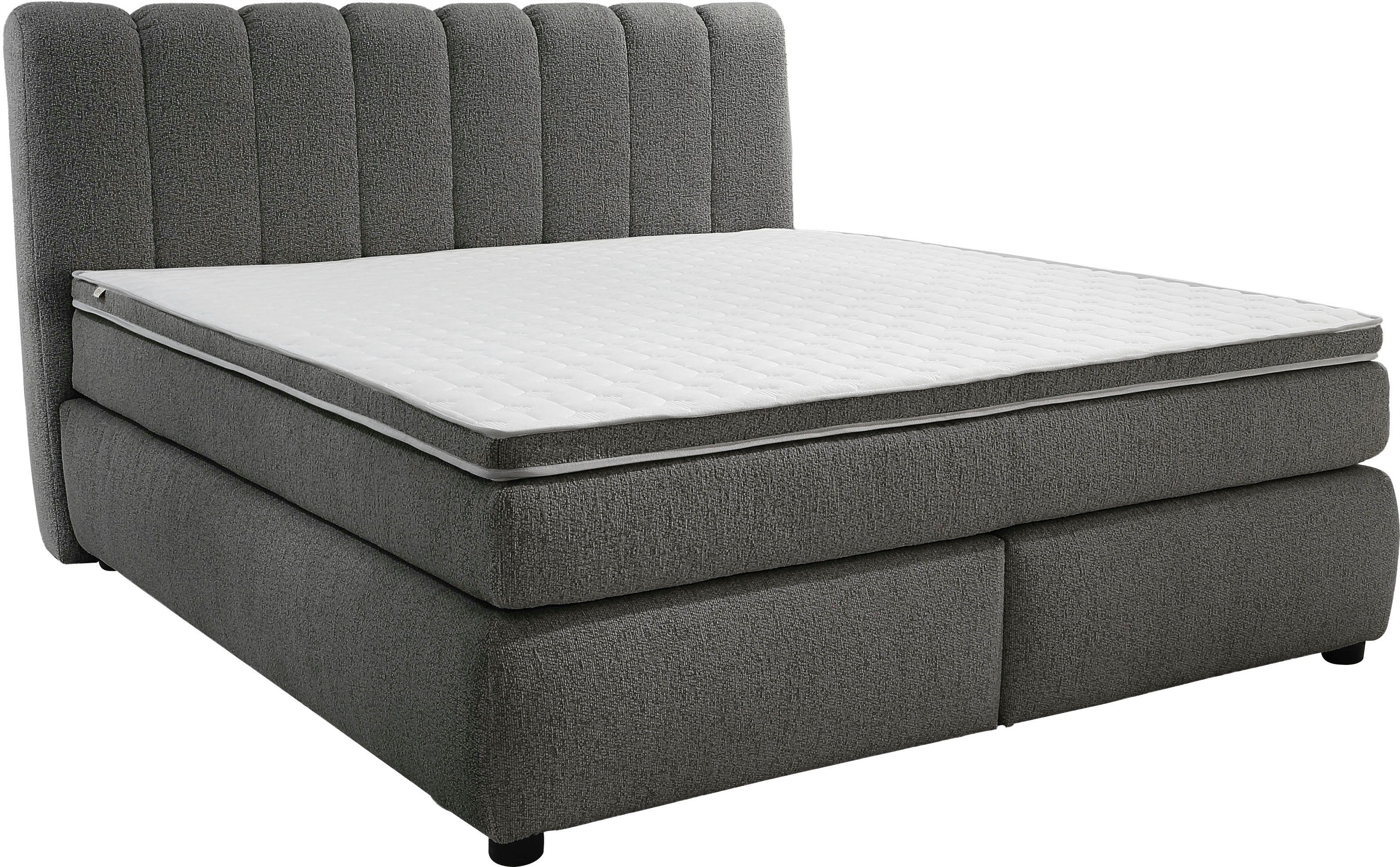 Jockenhöfer Gruppe Boxspringbett Tilda, wahlweise mit oder ohne Bettkasten, inkl. 7-Zonen-TTFK-Matratze, Kaltschaumtopper, 180x200cm
