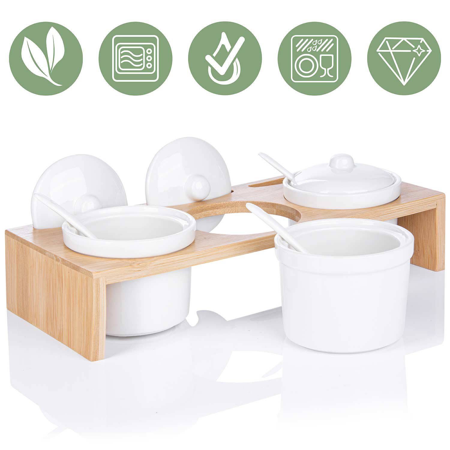 Dimono Gewürzbehälter Servierschalen Set, Porzellan, (Schalen günstig online kaufen