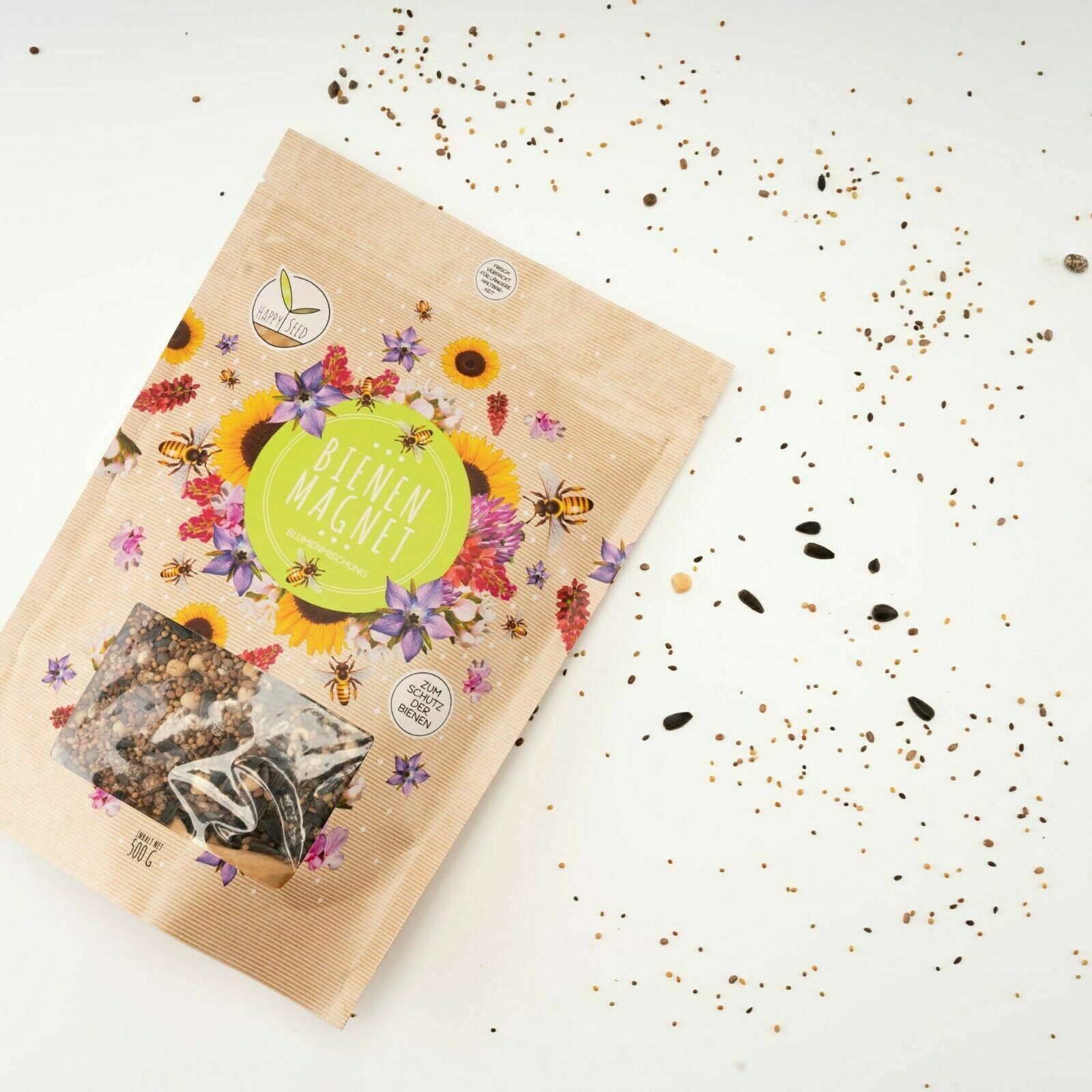 HappySeed Blumensamen Blumenwiese Samen für eine bunte Bienenweide - Farben günstig online kaufen