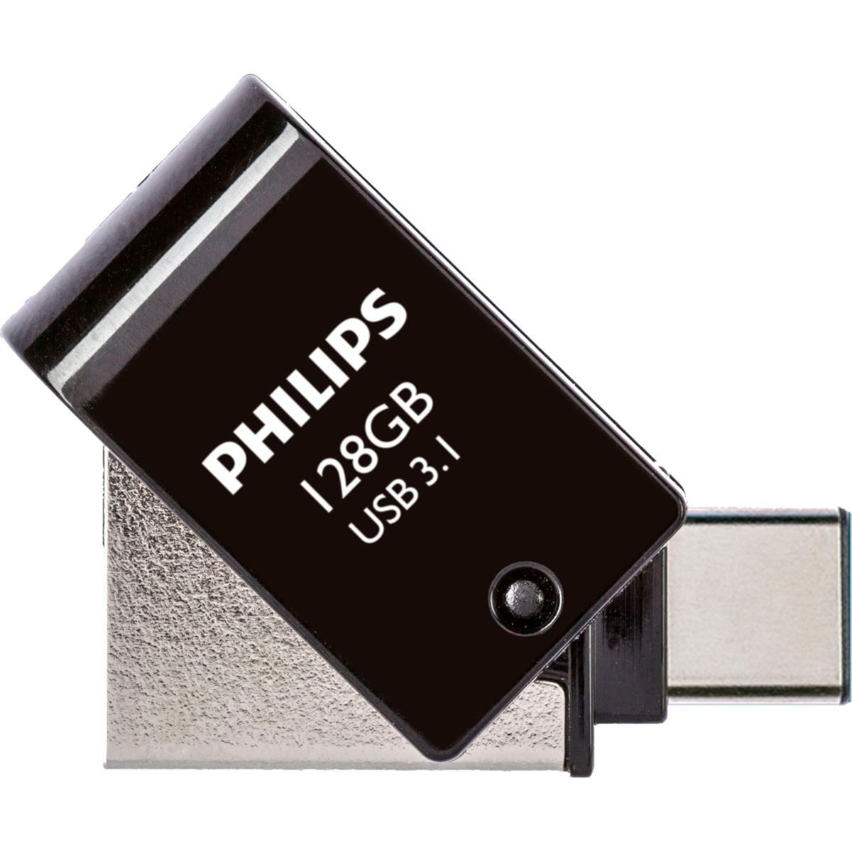 Philips 2 in 1 OTG 128GB USB 3.1 + USB C Midnight USB-Stick