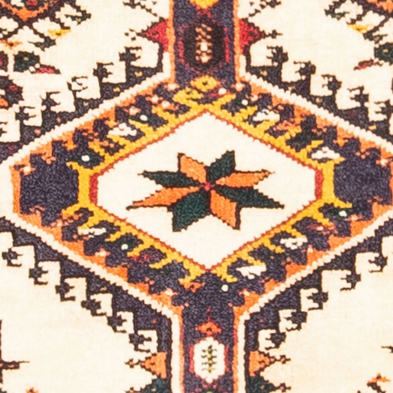 Orientteppich Perser - Nomadic beige, rechteckig, Handgeknüpft, Höhe: - mm, Einzelstück Zertifikat 10 mit morgenland, - cm x 291 101 Wohnzimmer