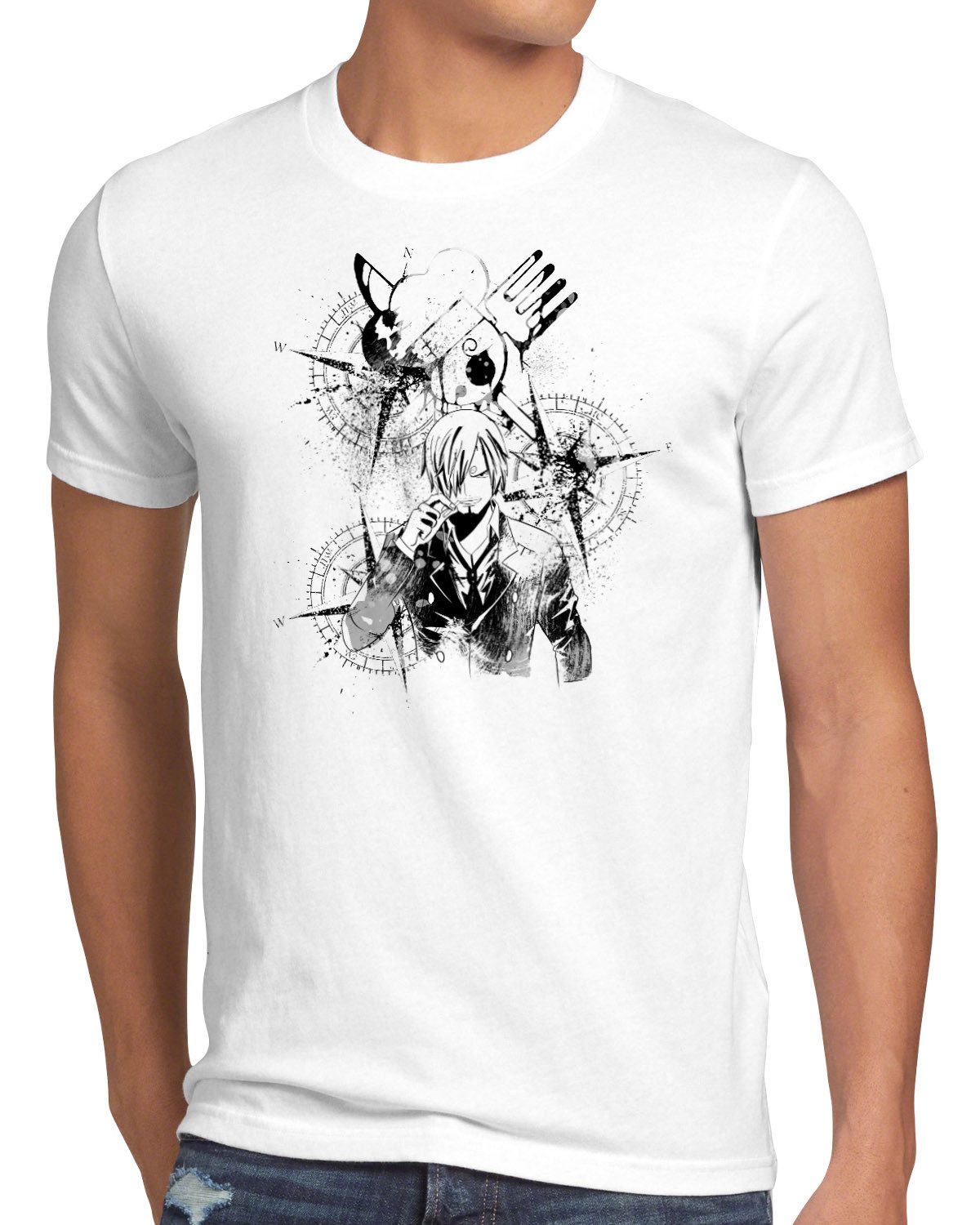 style3 T-Shirt one piece ruffy luffy monkey zoro sanji nami robin chopper brook ace