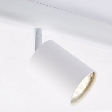 Lightbox Deckenleuchte, ohne Leuchtmittel, 6 flammiger Deckenstrahler - Spotbalken - schlichtes Design schwenkbar