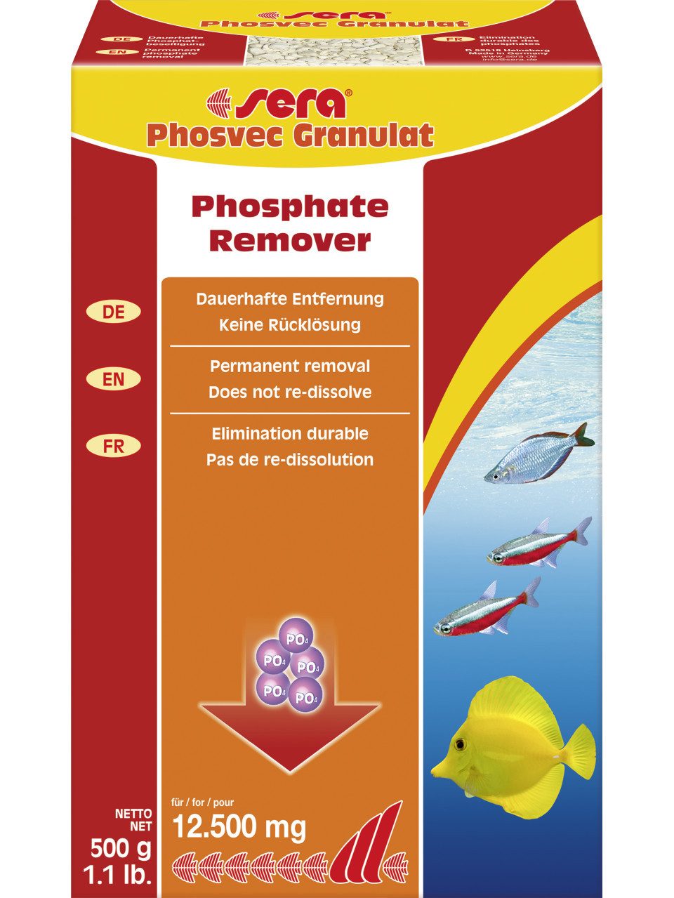 Sera Aquariumfilter Sera Aquariumfiltermedium Phosvec Granulat 500 g