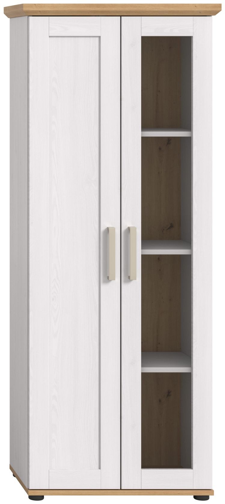 xonox.home Vitrine Vitrine Verona Sibiu Lärche Nachbildung Melamin Modern 64x161x37 cm