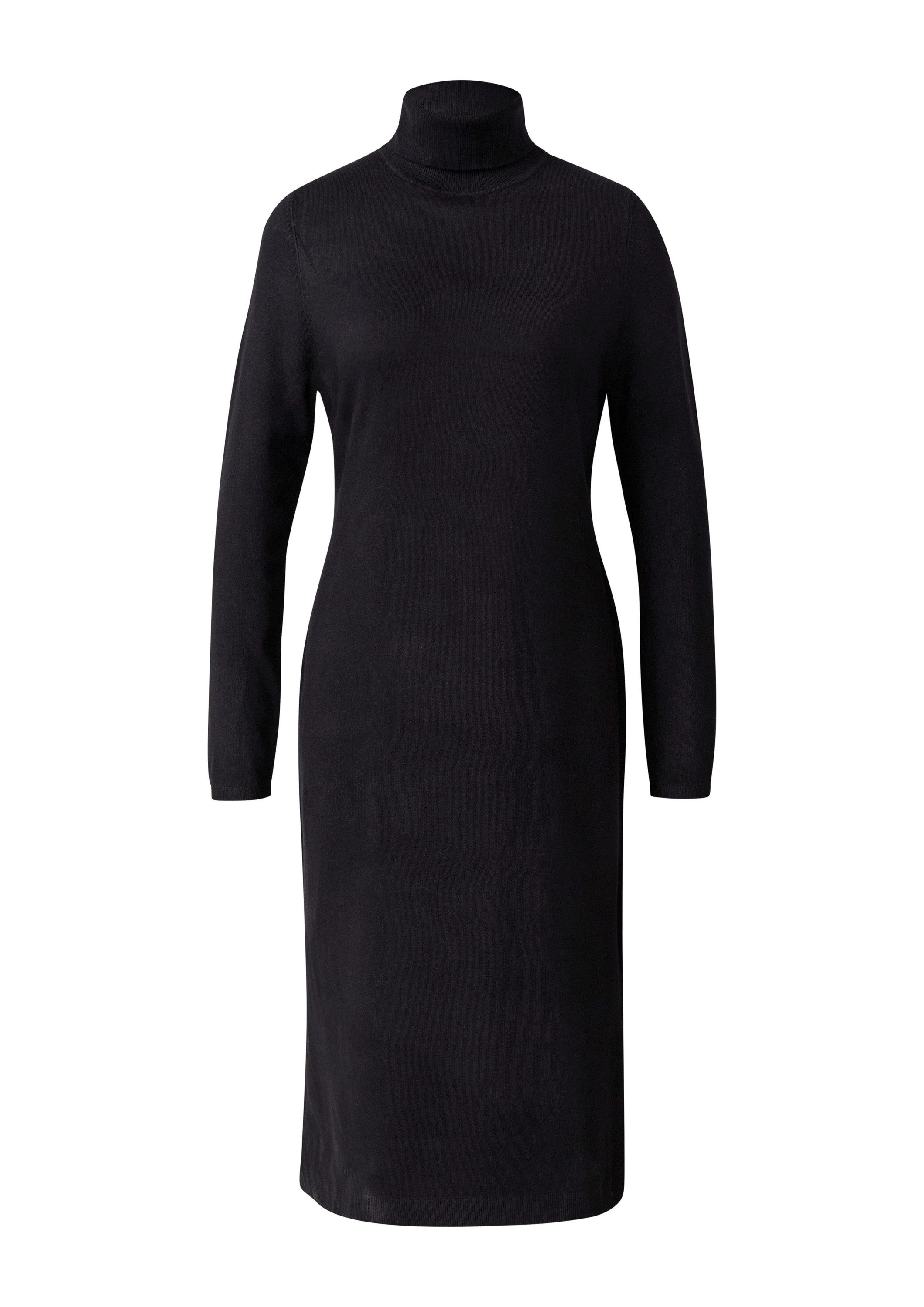 s.Oliver Midikleid Kleid Rollkragen-Feinstrickkleid im Slim Fit aus Viskose günstig online kaufen
