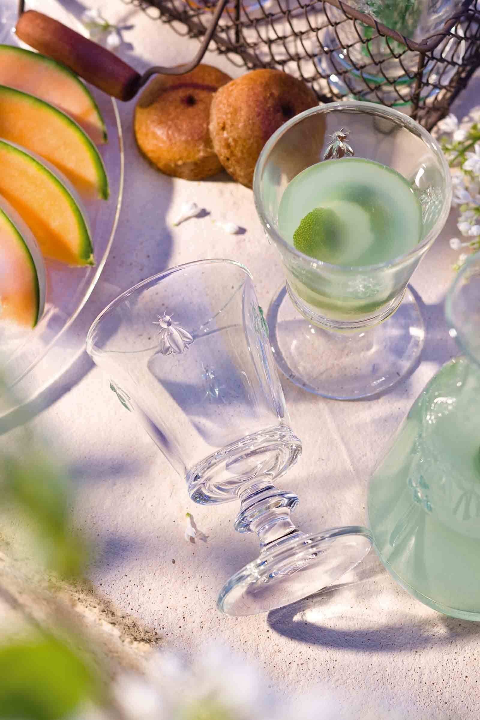 La Rochere Rotweinglas Biene Abeille Rotweingläser 350 ml 6er Set, 6-tlg., Glas