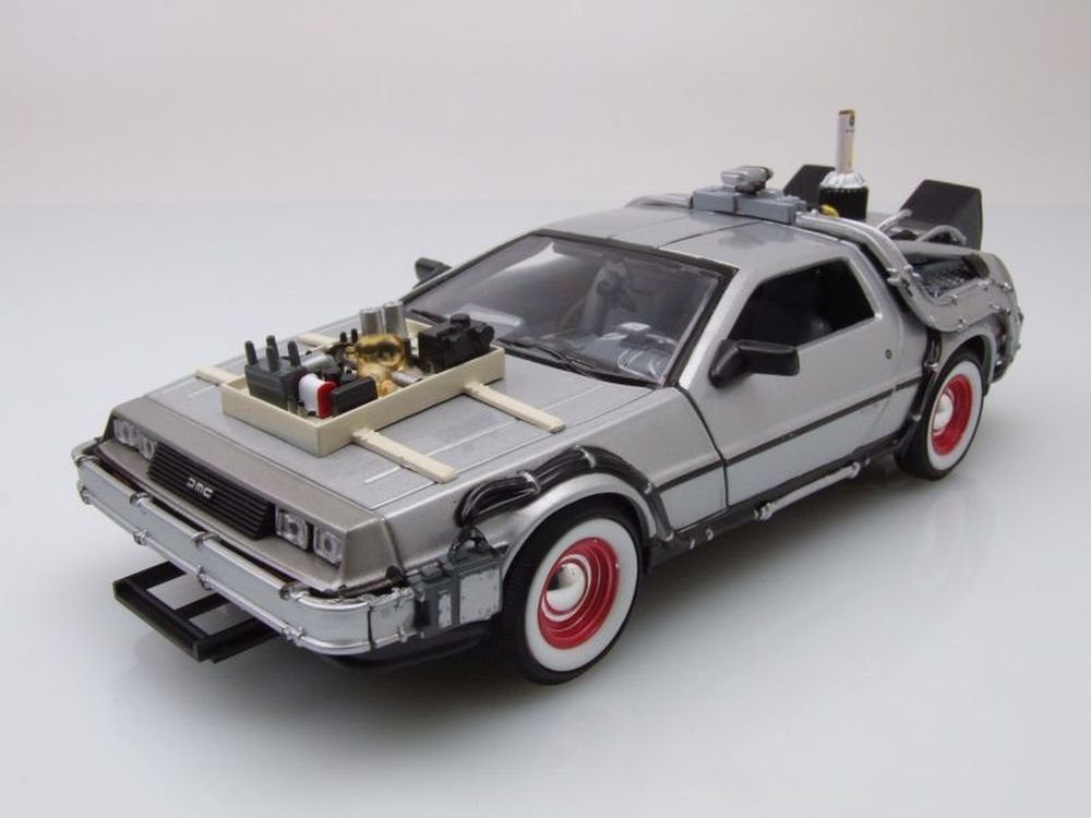 Welly Modellauto DeLorean Zurück in die Zukunft Teil 3 Modellauto 1:24 Welly, Maßstab 1:24