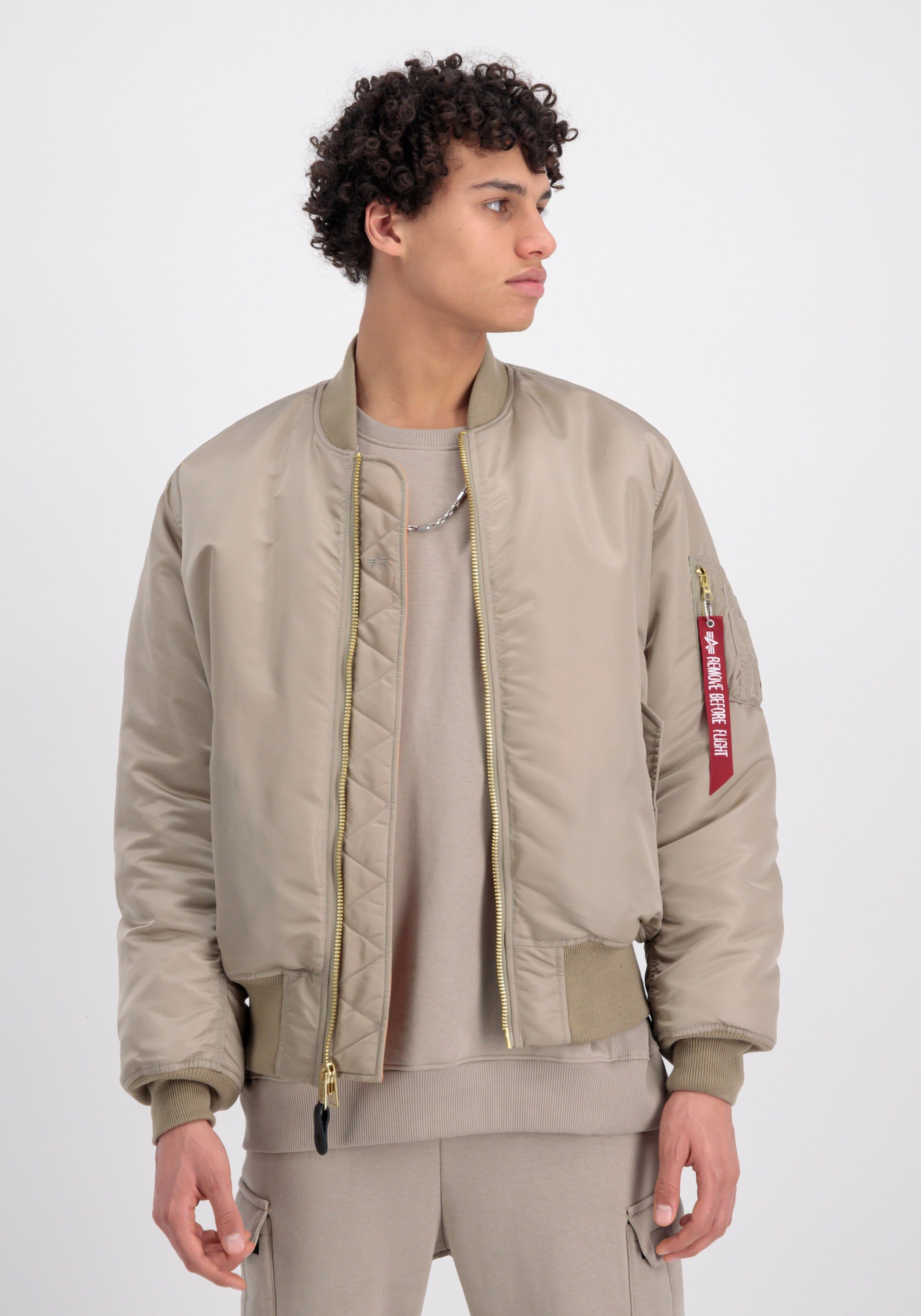 Alpha Industries Bomberjacke Alpha Industries Men - Bomber & Flight Jackets MA-1 (HERITAGE) vintage sand | 