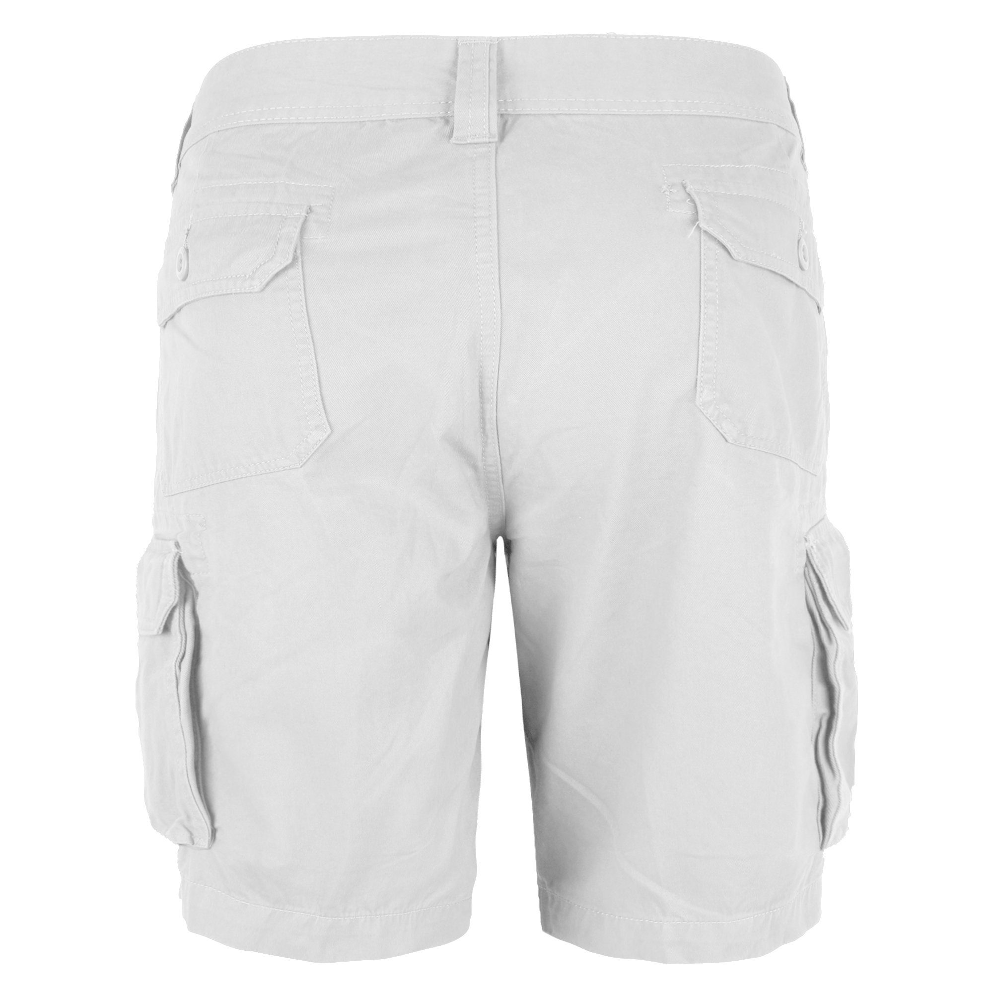 BlauerHafen Cargoshorts Herren Cargo Shorts 100% Baumwolle Hose Normale Passform Bermuda