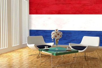 WandbilderXXL Fototapete Niederlande, glatt, Länderflaggen, Vliestapete, hochwertiger Digitaldruck, in verschiedenen Größen