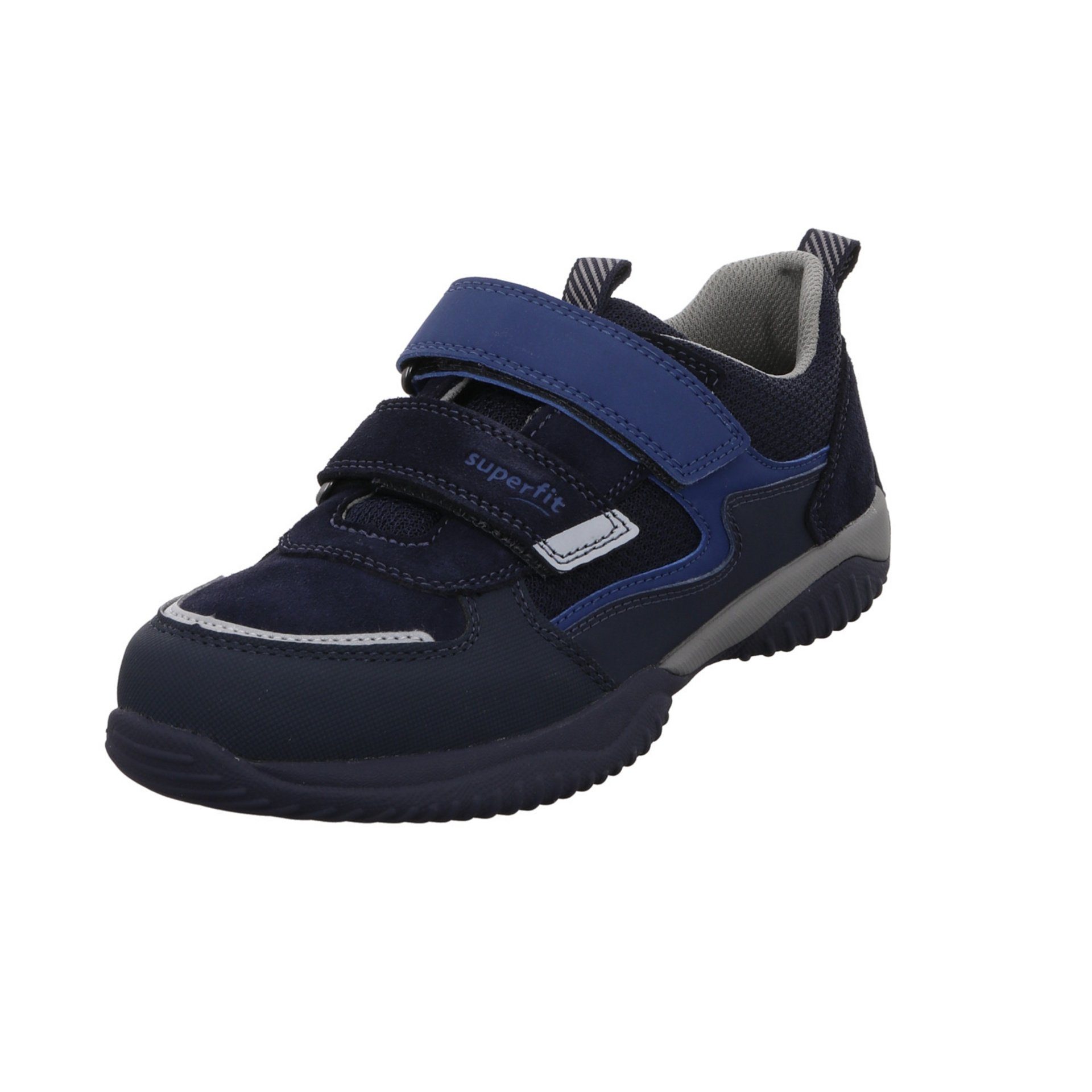 Superfit Storm Klettschuh Kinderschuhe Schnürschuh Leder-/Textilkombination