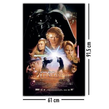 Star Wars Poster Star Wars Episode III Poster Revenge of the Sith 68,5 x