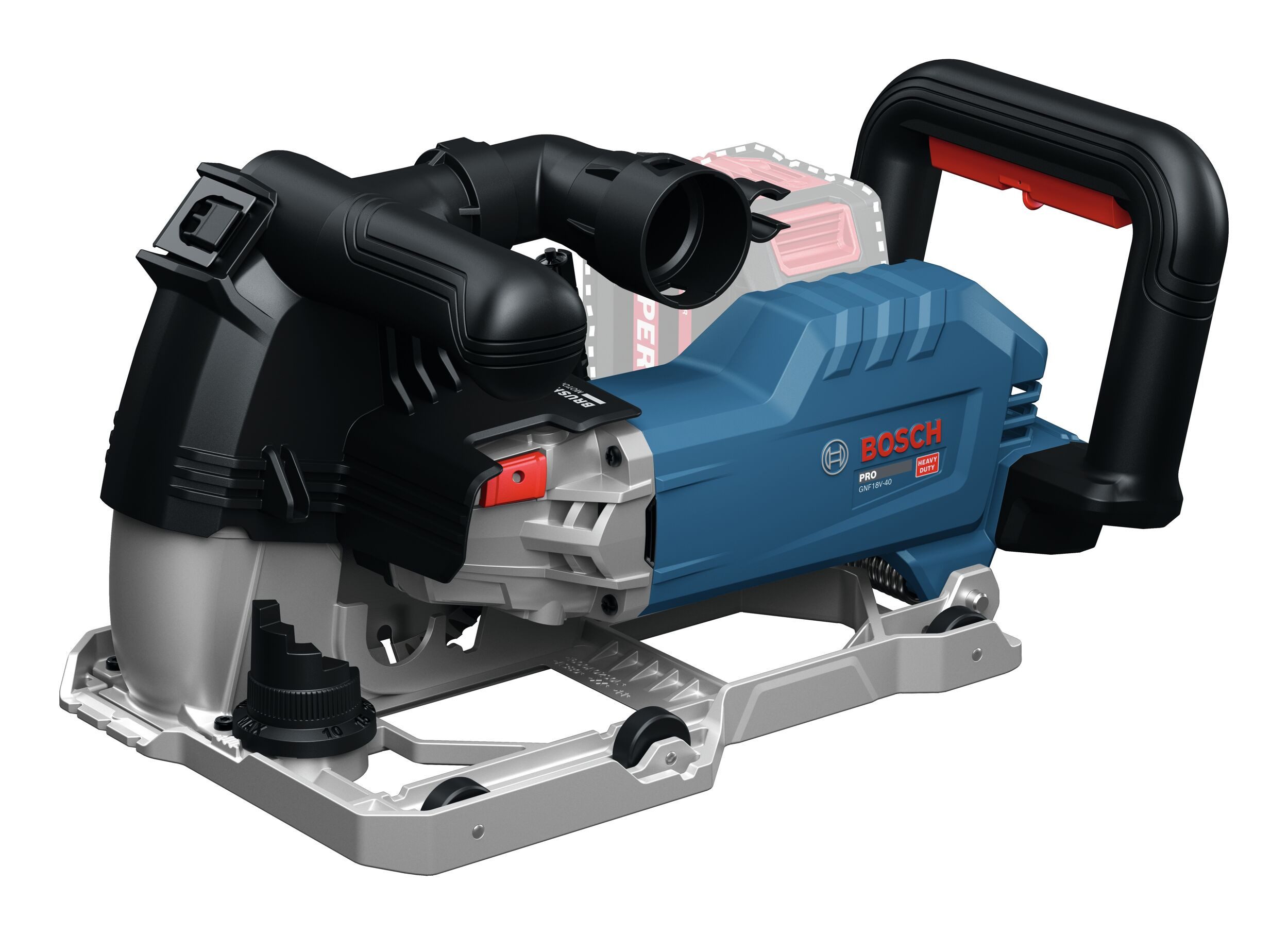 BOSCH Akku-Fräse GNF 18V-40, 18 in V, Mauernutfräse Ohne Akku - in L-BOXX 238