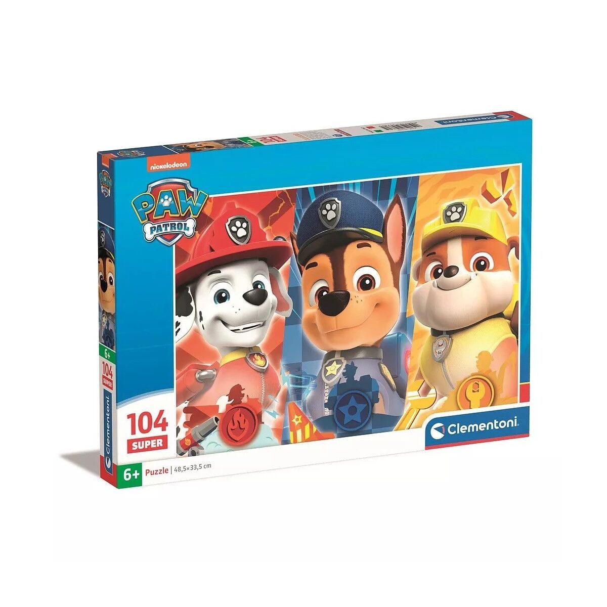 Clementoni® Lernspielzeug Paw Patrol Guys 104-teiliges Clementoni Puzzle
