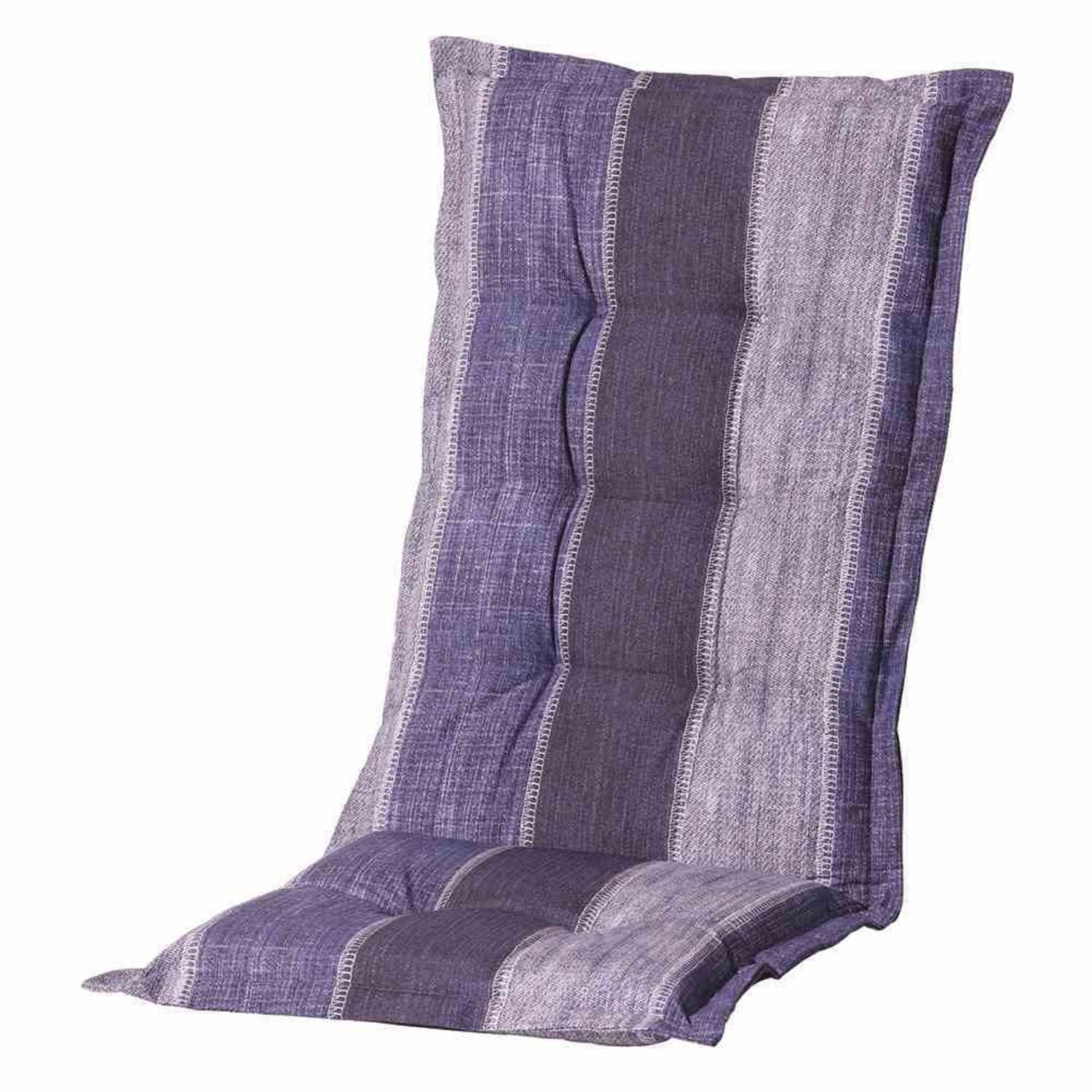 Madison Bankauflage Denim Stripe blau, Aufage zu Sessel hoch 50% Baumwolle / 50% Polyester