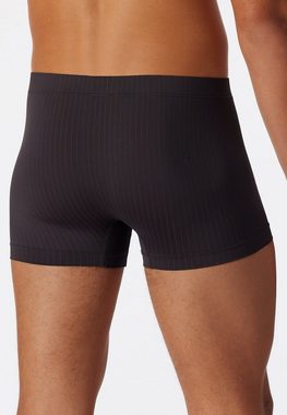 Schiesser Boxershorts "Pure Micro" mit orangefarbenen Streifen