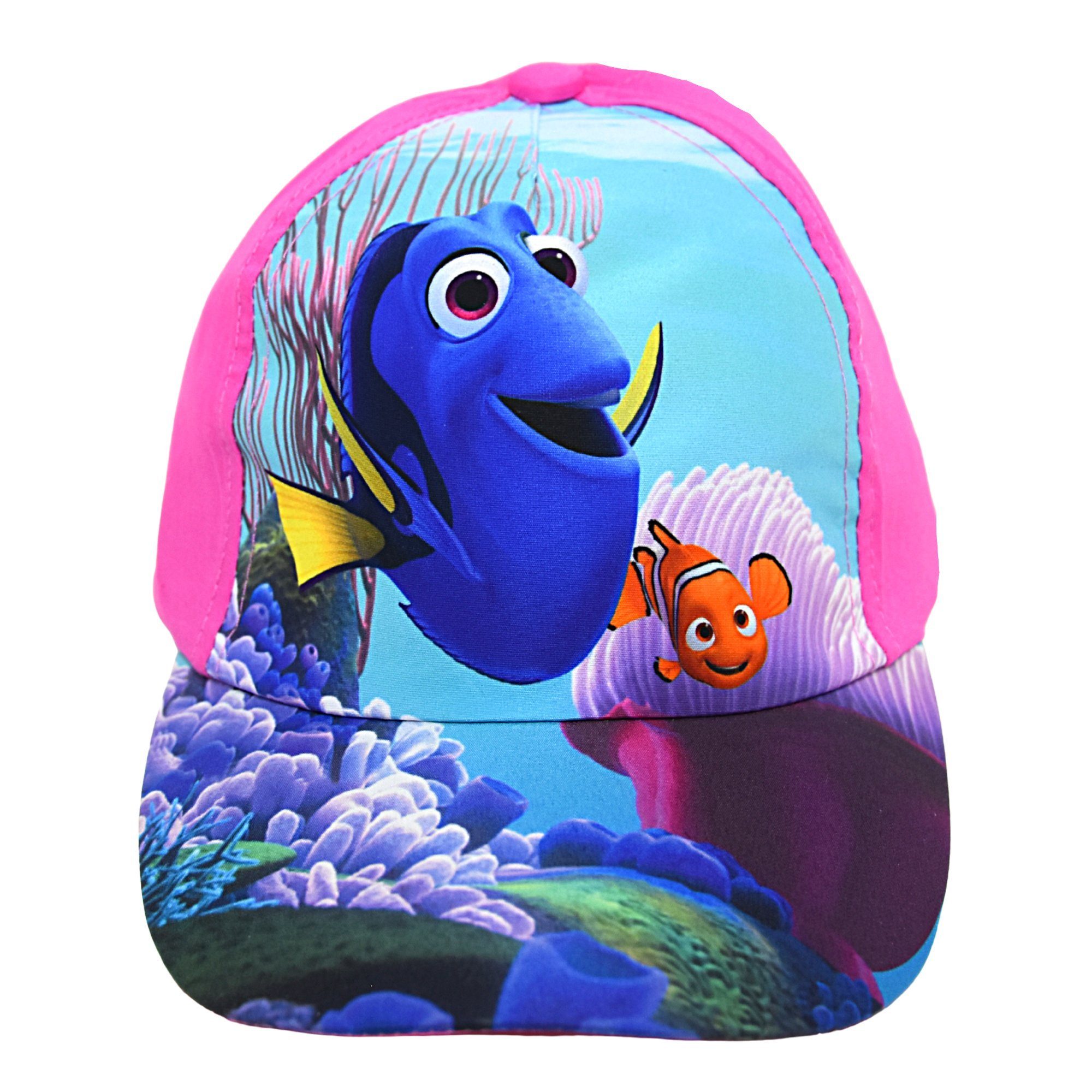Schutz cm UV Pink Sommerkappe 52-54 mit Nemo Cap Disney Dory & Baseball 30+ Größe