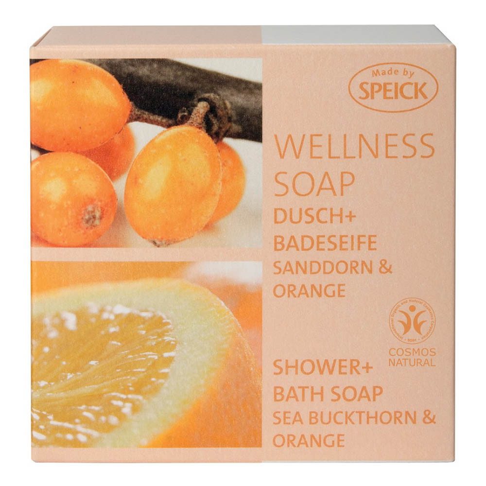 Speick Naturkosmetik GmbH & Co. KG Feste Duschseife Wellness Soap - Sanddorn + Orange 200g