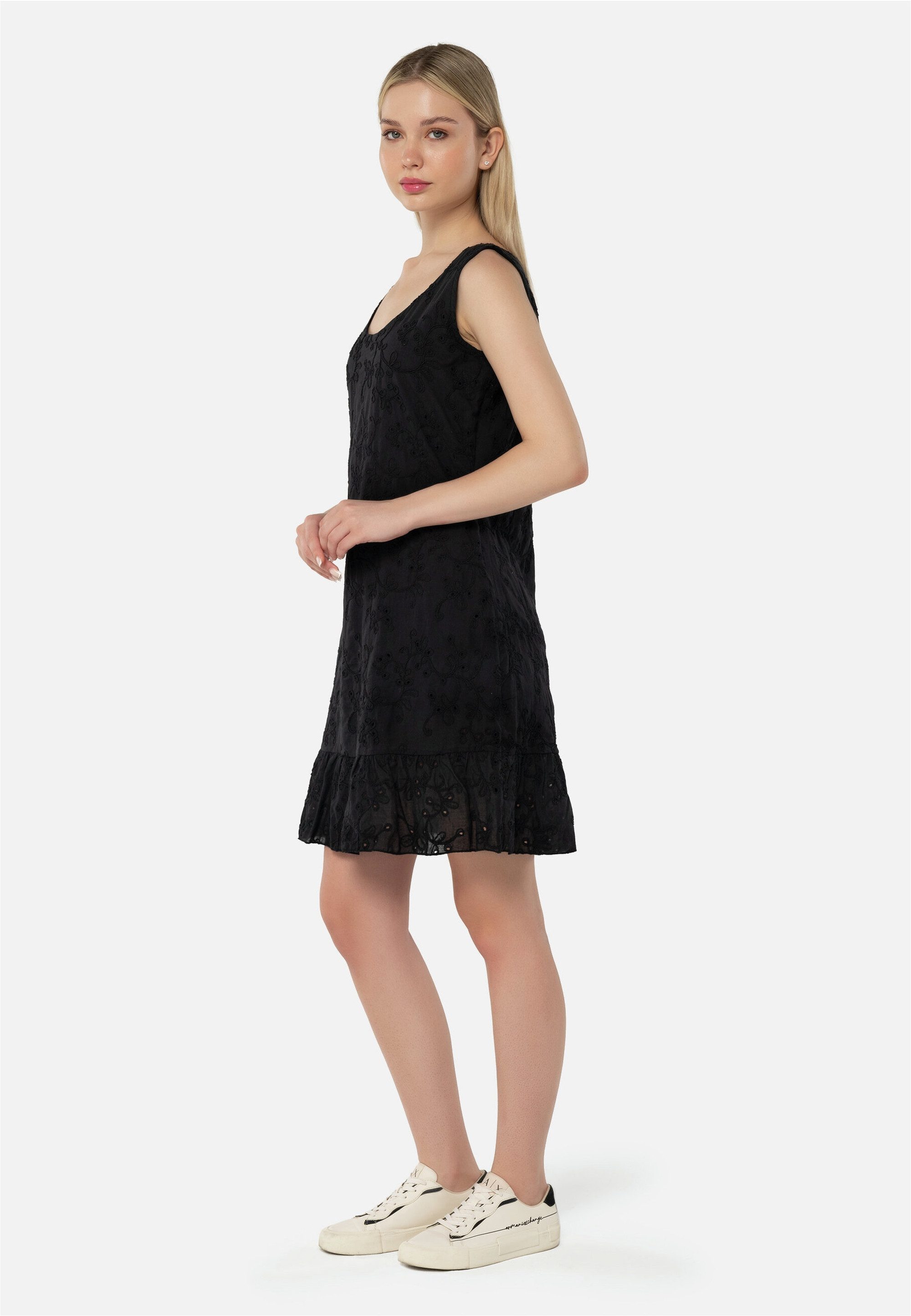 freshlions Jerseykleid "Avery", (1 tlg.), mit gerafftem Faltenrock günstig online kaufen