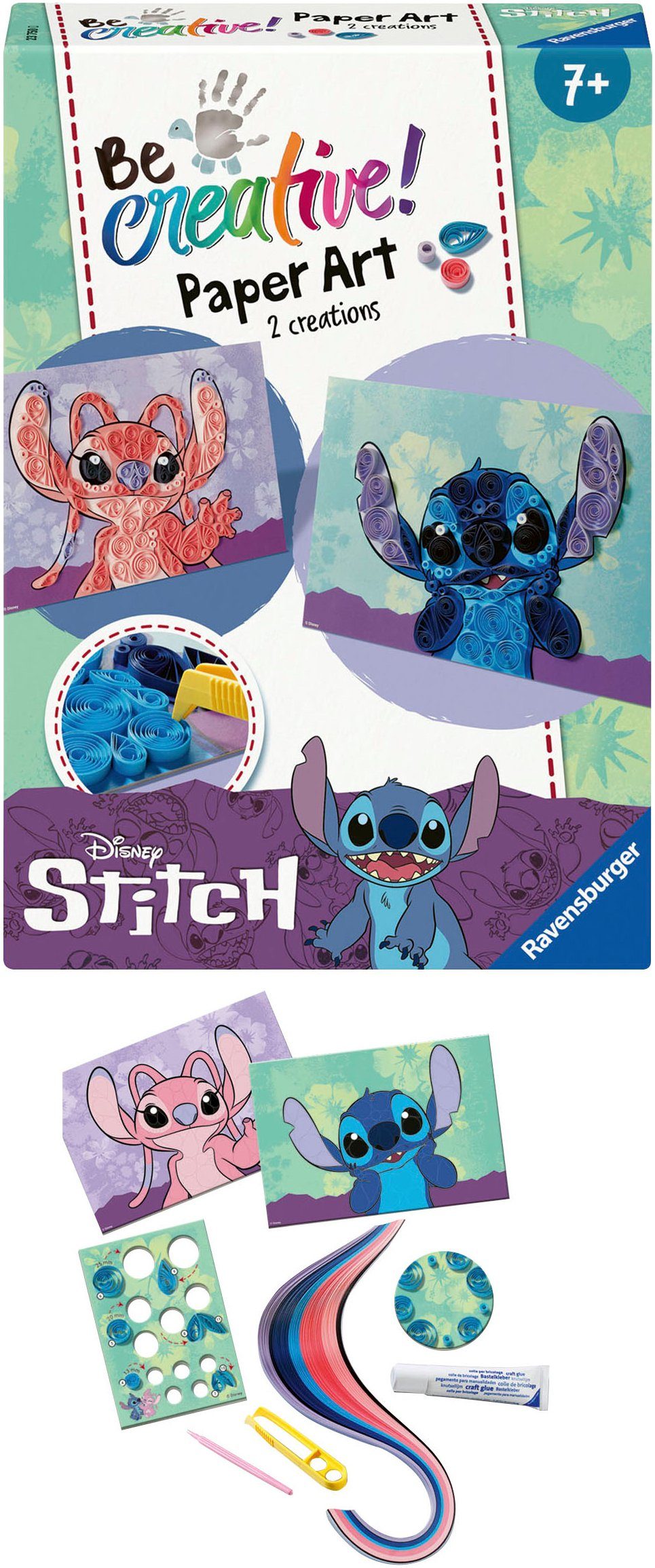 Ravensburger Kreativset BeCreative Paper Art Quilling Stitch, Made in Europe