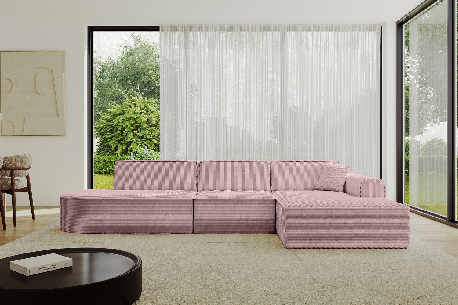 ALTDECOR Ecksofa IREA-L2-v3, Sofa Praktische Bequeme Funktionsecke Couch L-Form Eckcouch, Corner Sofa L-Form Vielseitige Sofa Wohnlandschaft Wohnzimmer