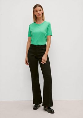 Comma 5-Pocket-Jeans Loose: Hose mit Flared leg