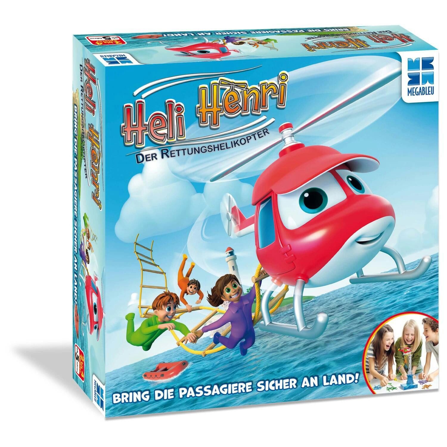 MEGABLEU Spiel Heli Henri - Der Rettungshelikopter, Heli Henri - Der Rettungshelikopter