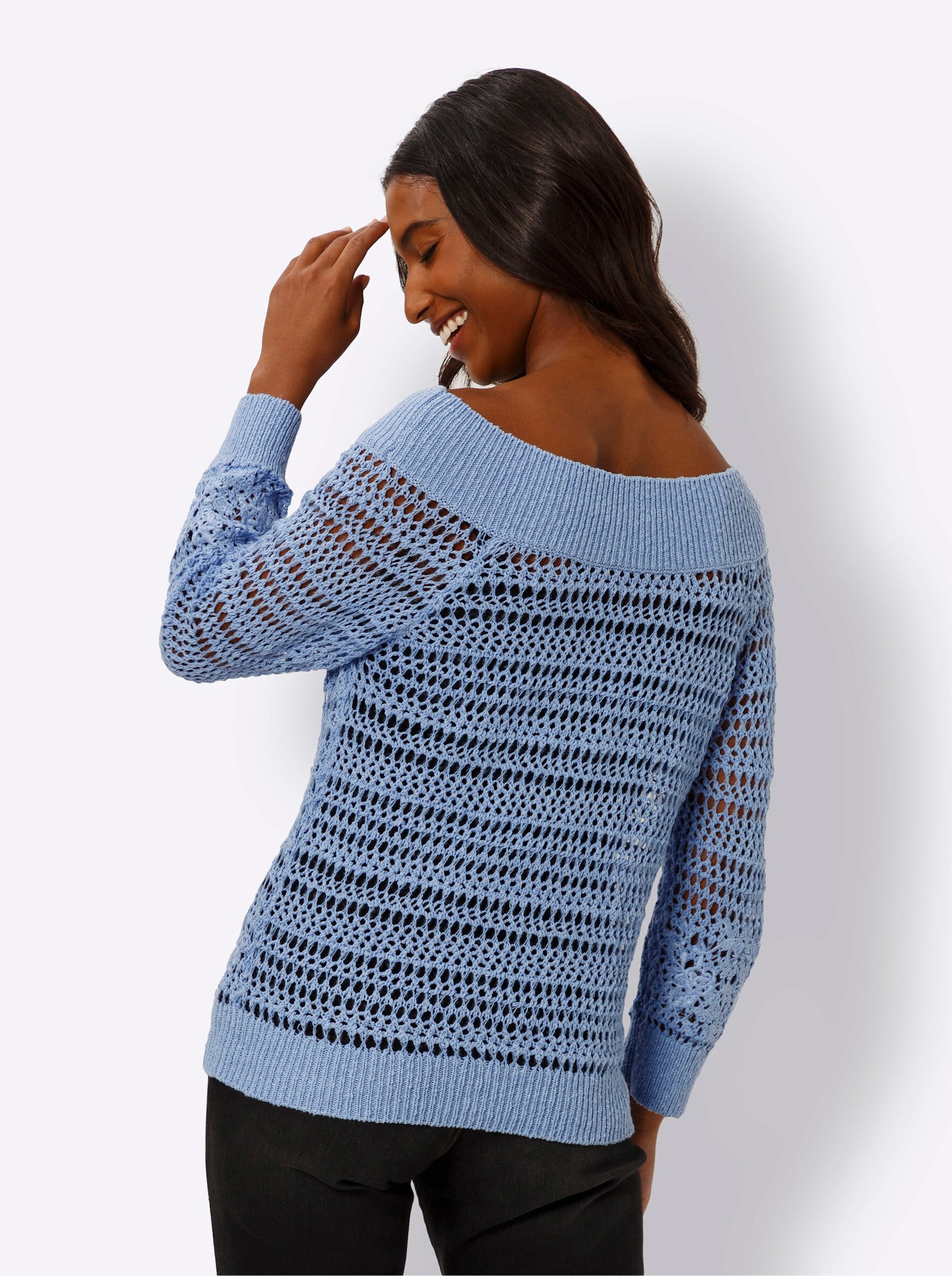 heine Strickpullover Ajourpullover günstig online kaufen