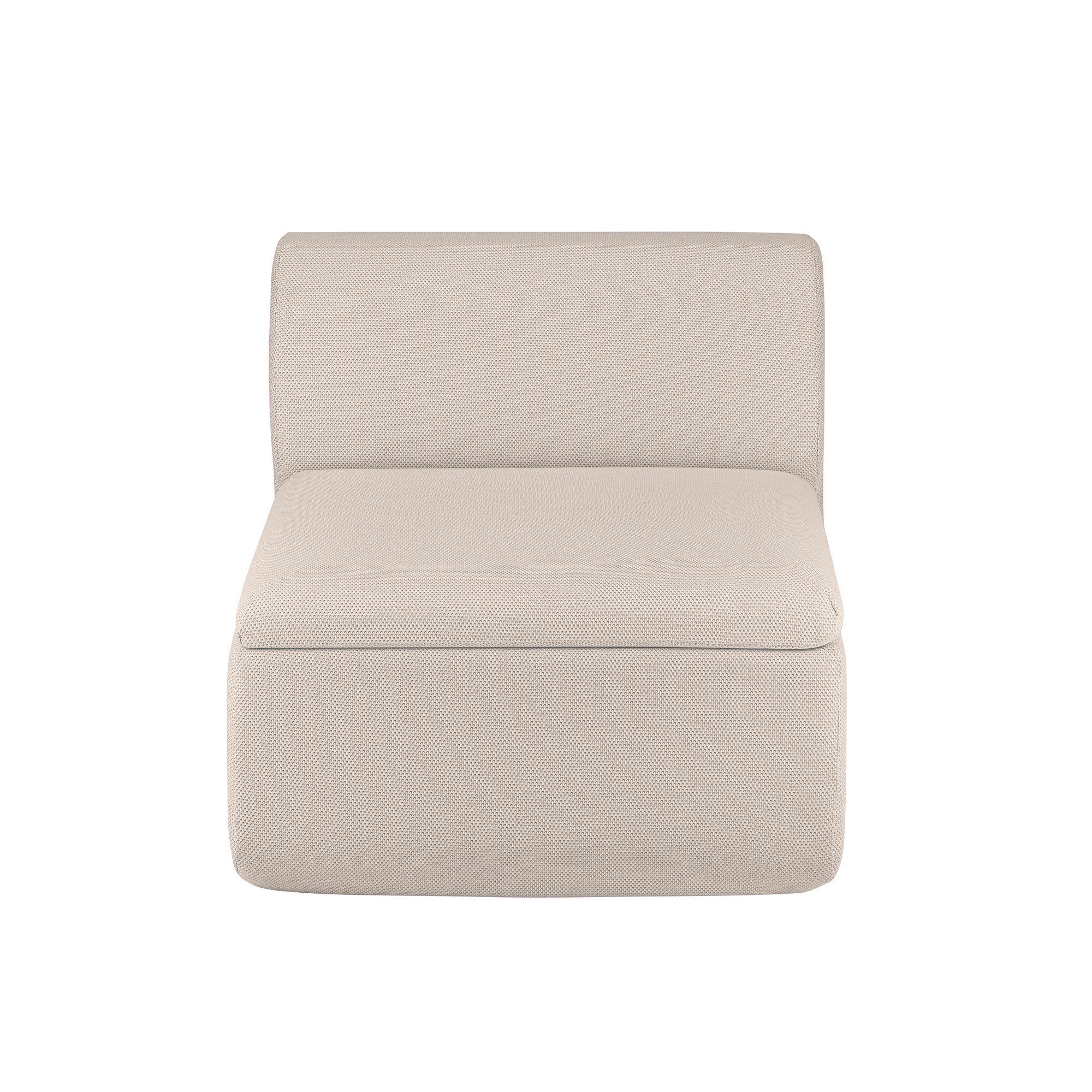 blomus Loungesofa 1-Sitzer Modul -GROVA- Sitzmodul, Couch-Modul, Sofa: Outdoor, 1 Teile, Wetterfester Olefin-Stoff, flexible Loungeflächen, Kombinierbar