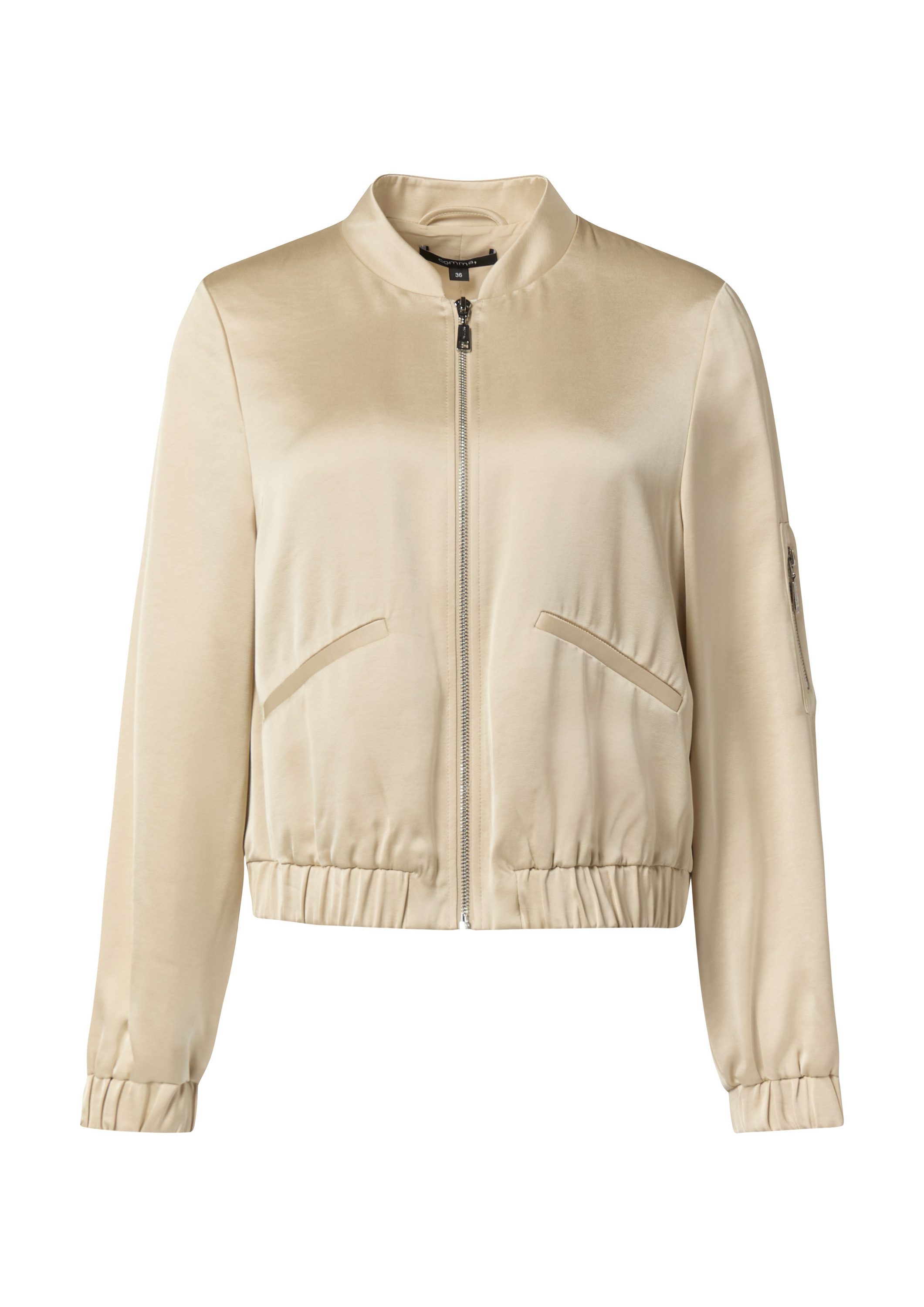 comma Funktionsjacke Indoor-Jacke Blouson aus Satin günstig online kaufen