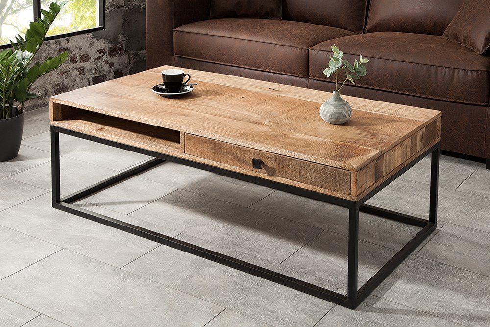 riess-ambiente Couchtisch IRON CRAFT 100cm natur günstig online kaufen