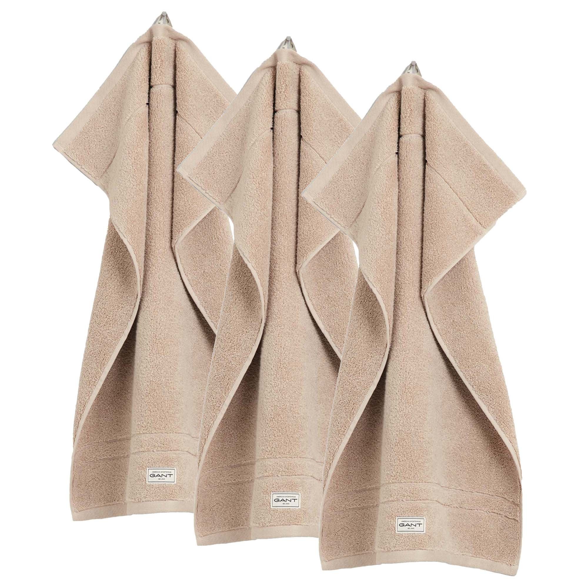 Gant Gästehandtücher Unisex Gästetuch 3er Pack günstig online kaufen