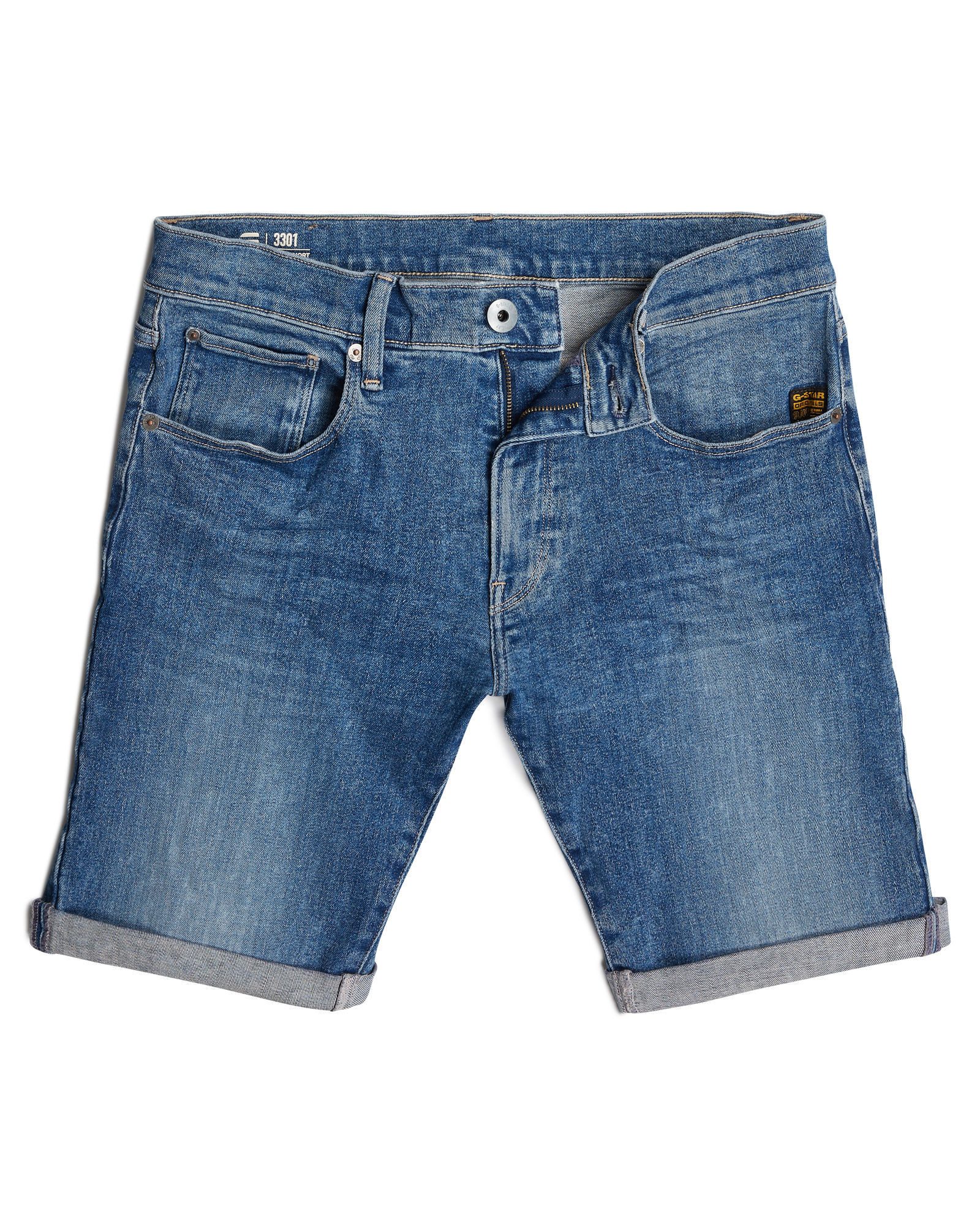 G-STAR Shorts 3301 Slim Denim Shorts