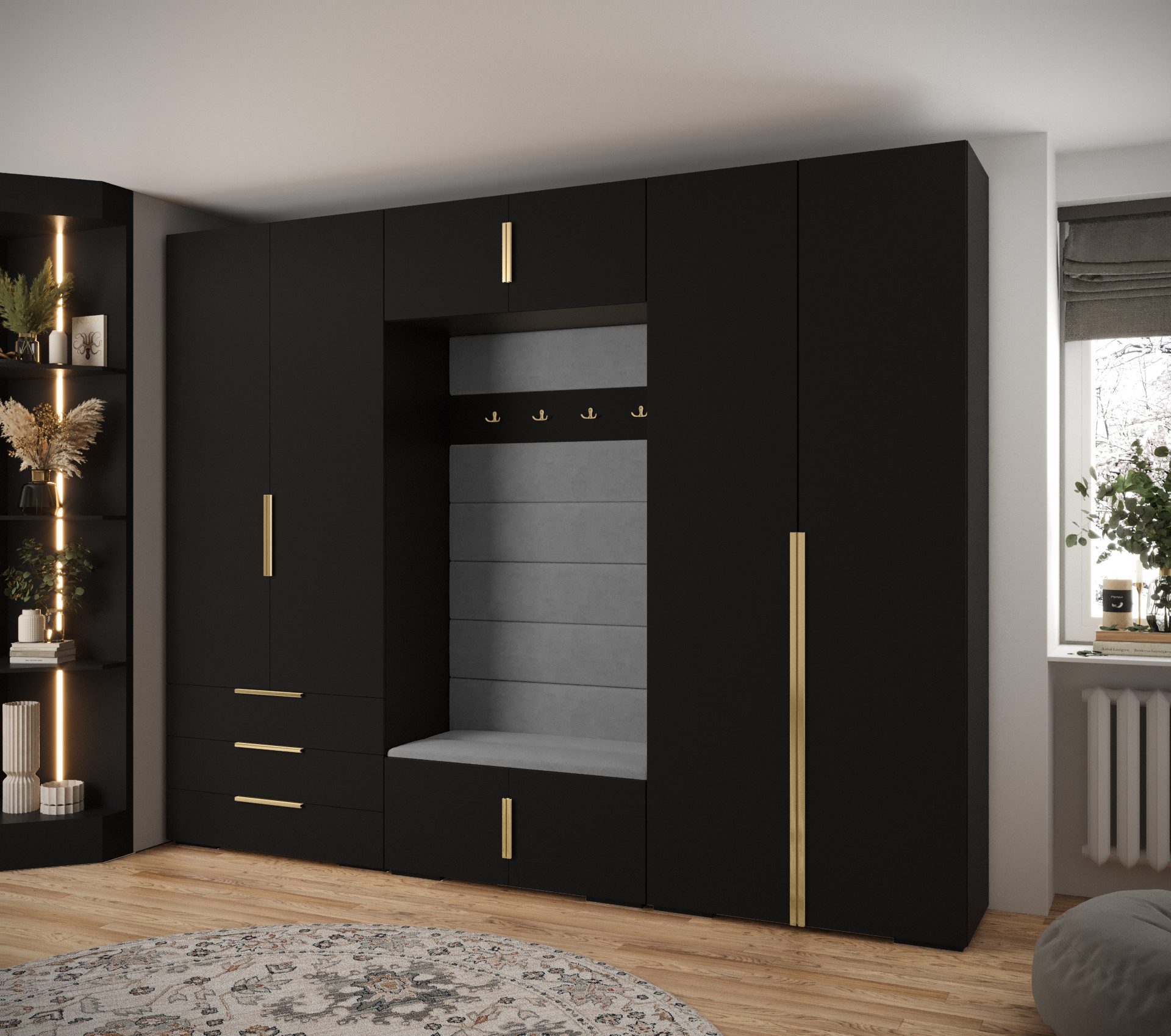 ABIKS MÖBEL Kompaktgarderobe INOVA 1 SATZ günstig online kaufen