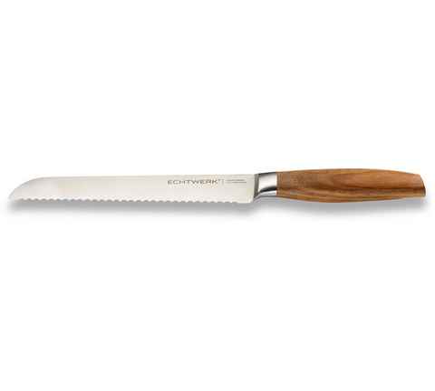 ECHTWERK Brotmesser Classic Edition, Küchenmesser, Edelstahl, Klingenlänge 20 cm, Griff aus Akazienholz