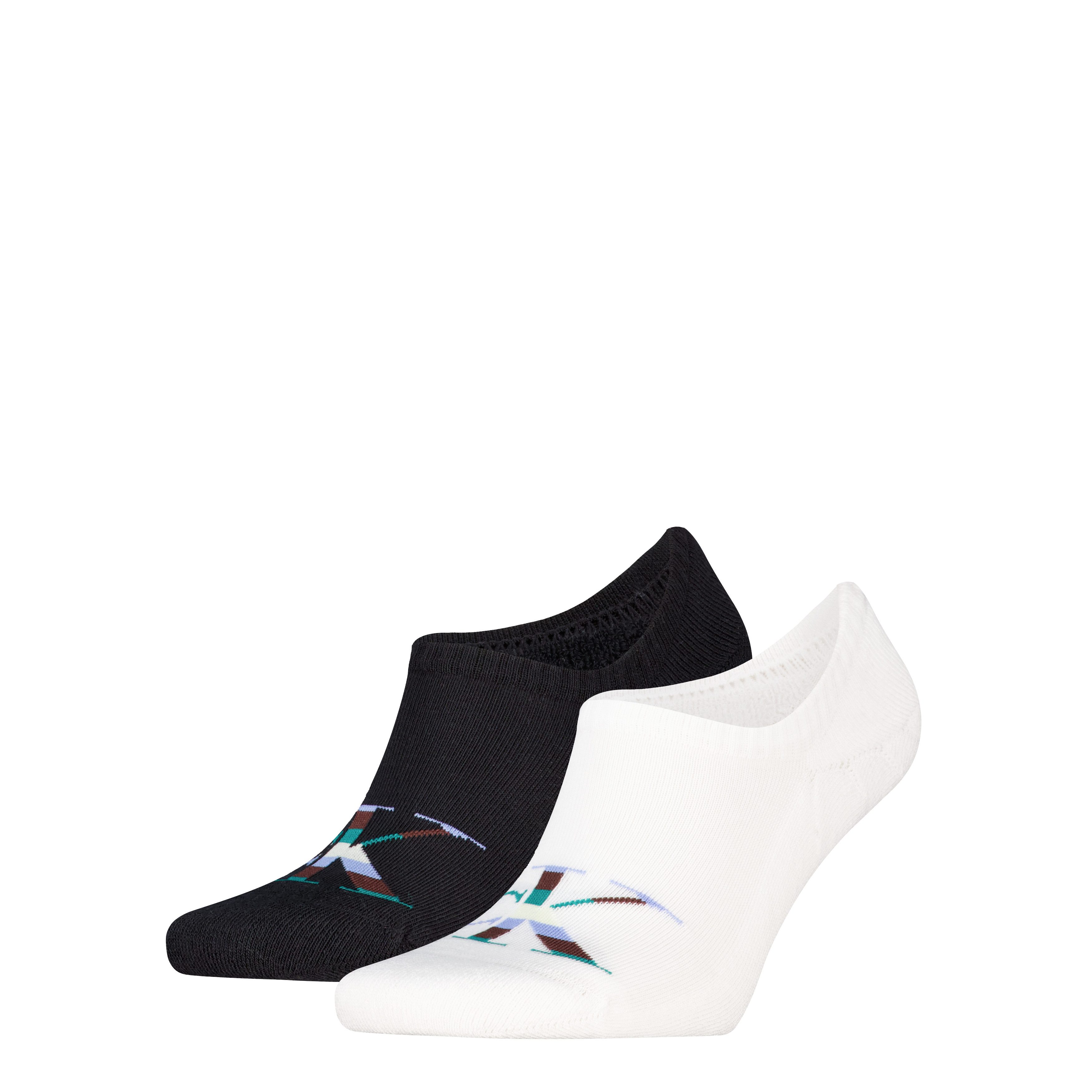 Calvin Klein Jeans Füßlinge CKJ MEN FOOTIE HIGH CUT MONOGRAM (2-Paar, 2 Paa günstig online kaufen