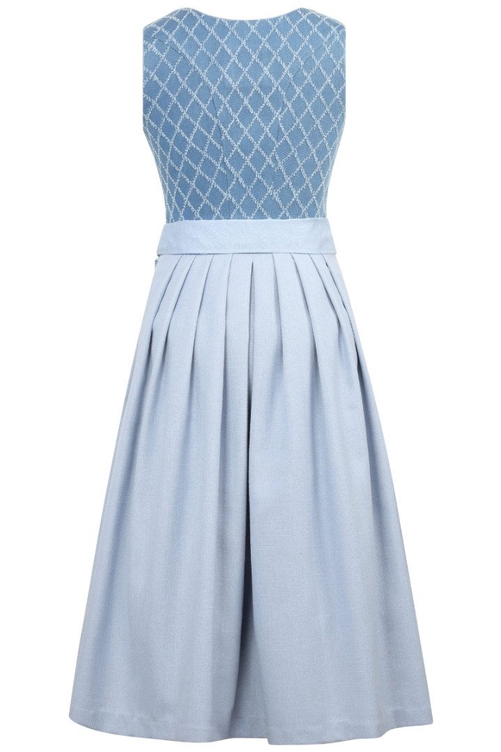 MarJo Dirndl Jeans Dirndl 2tlg. - NEBELBERG - himmelblau-eisblau – Bild 5 von 5