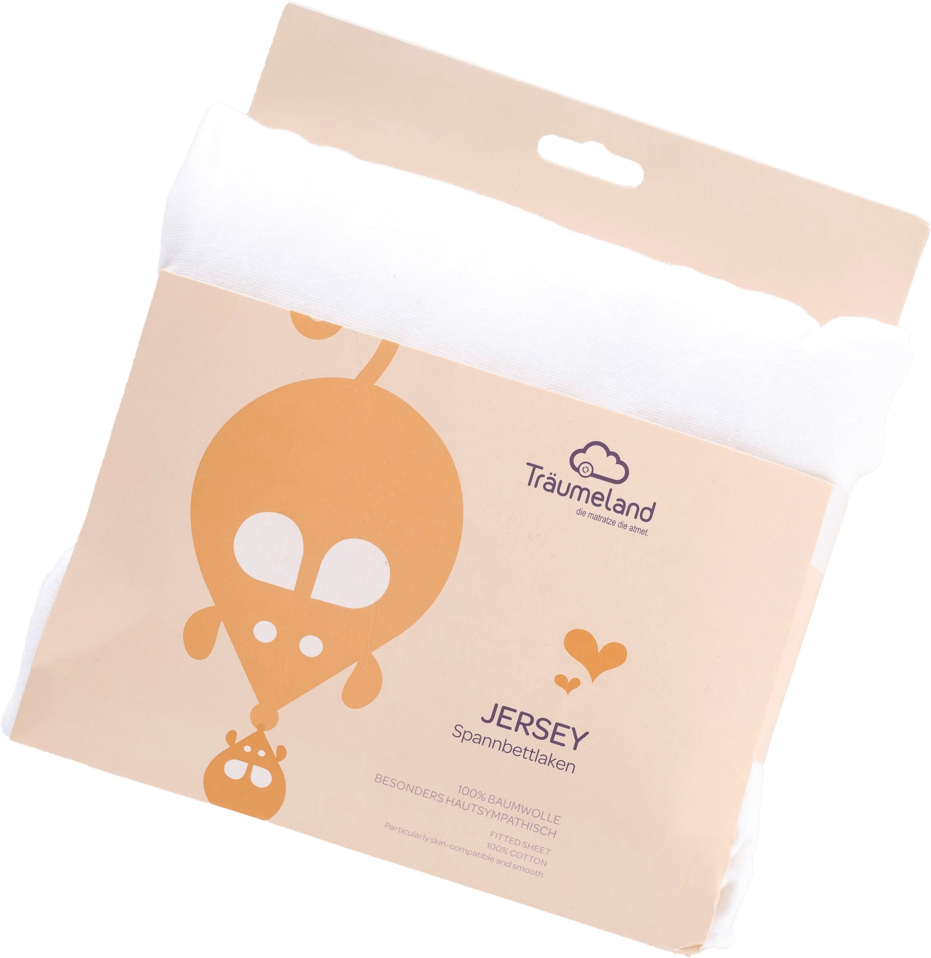 Träumeland Bettlaken kuschelweiches Spannbetttuch Jersey, Jersey, günstig online kaufen