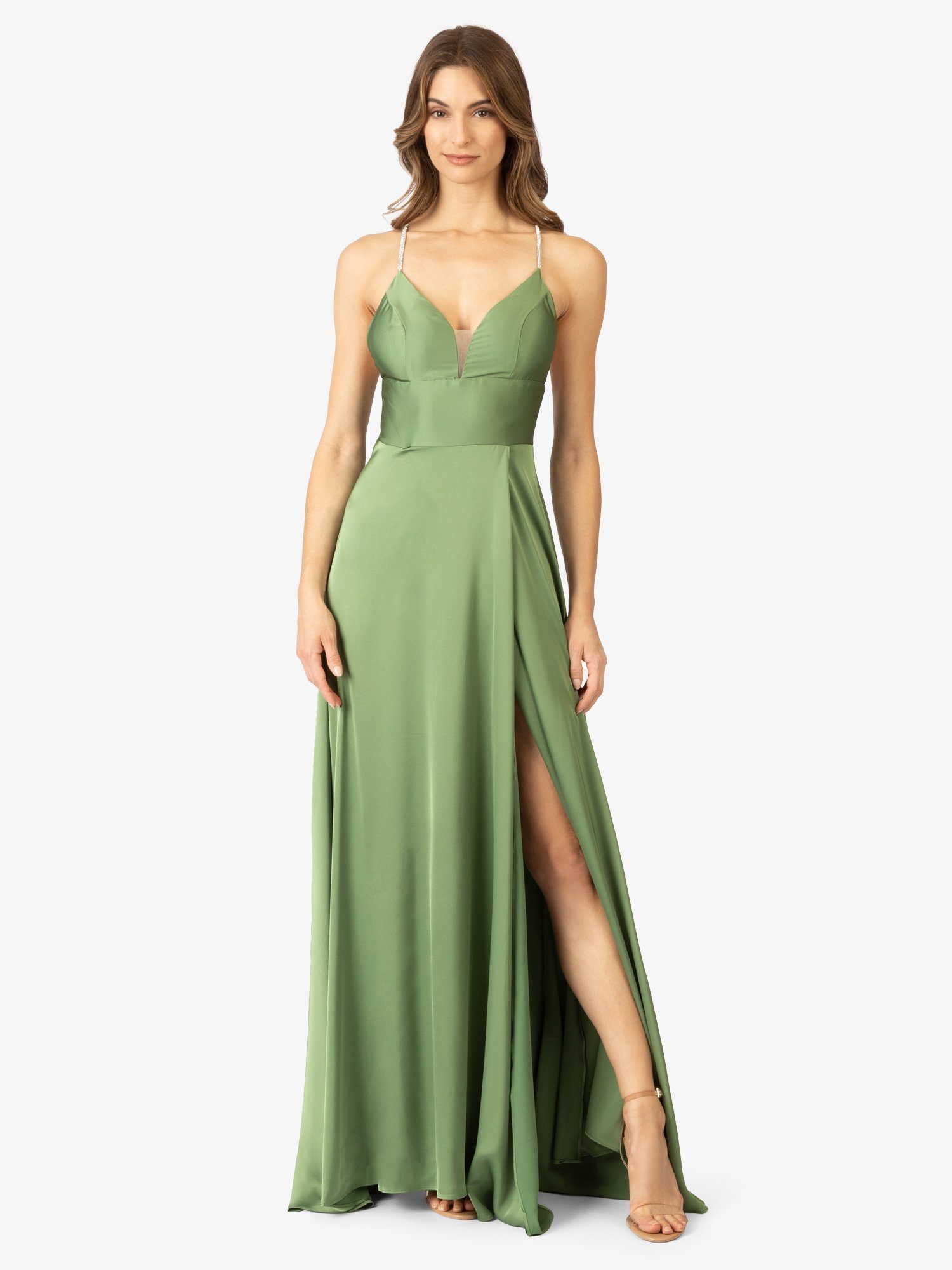 Apart Abendkleid mit elegantem Stil hellgrün