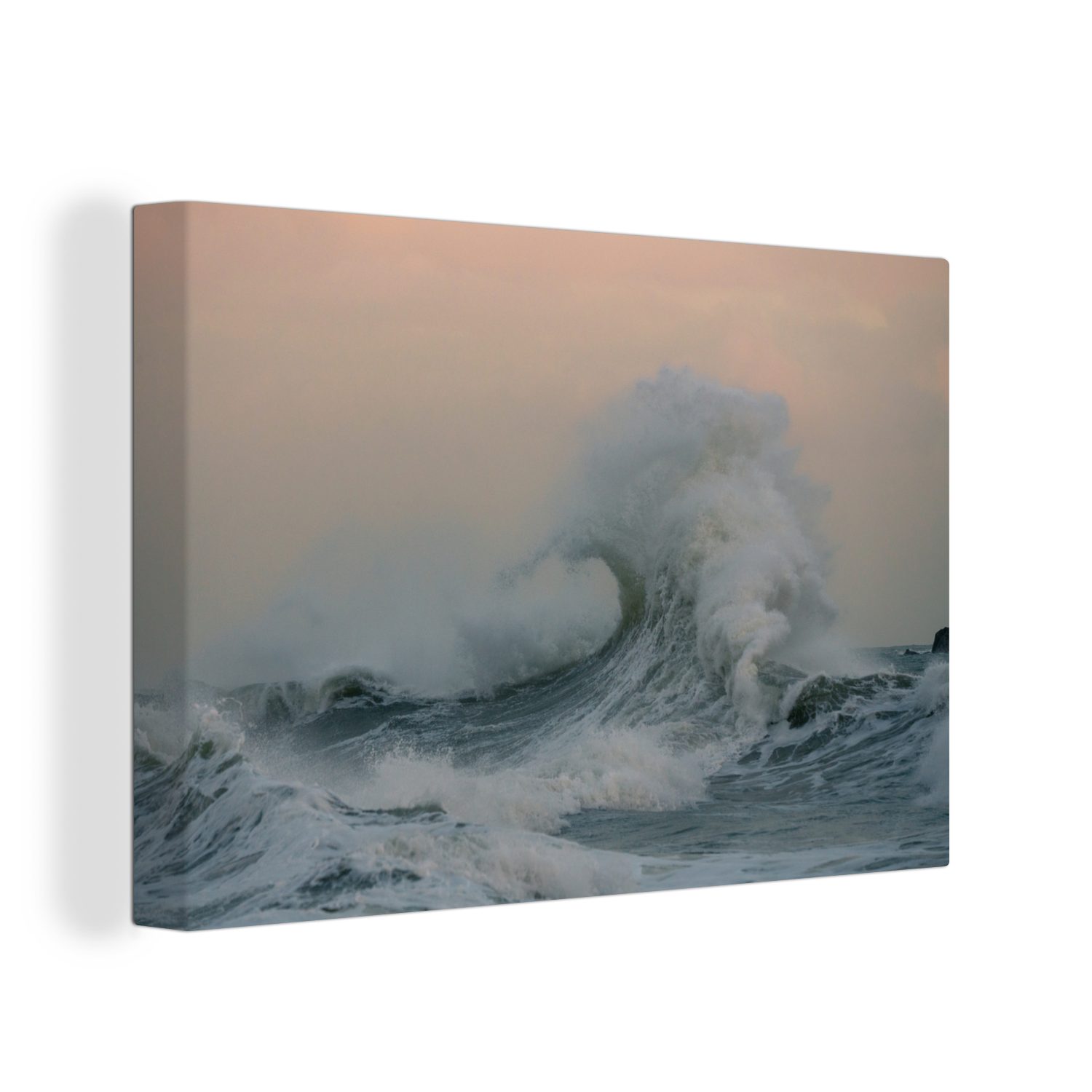 OneMillionCanvasses® Leinwandbild Meer - Golf - Wasser, (1 St), Wandbild Leinwandbilder, Aufhängefertig, Wanddeko, 30x20 cm
