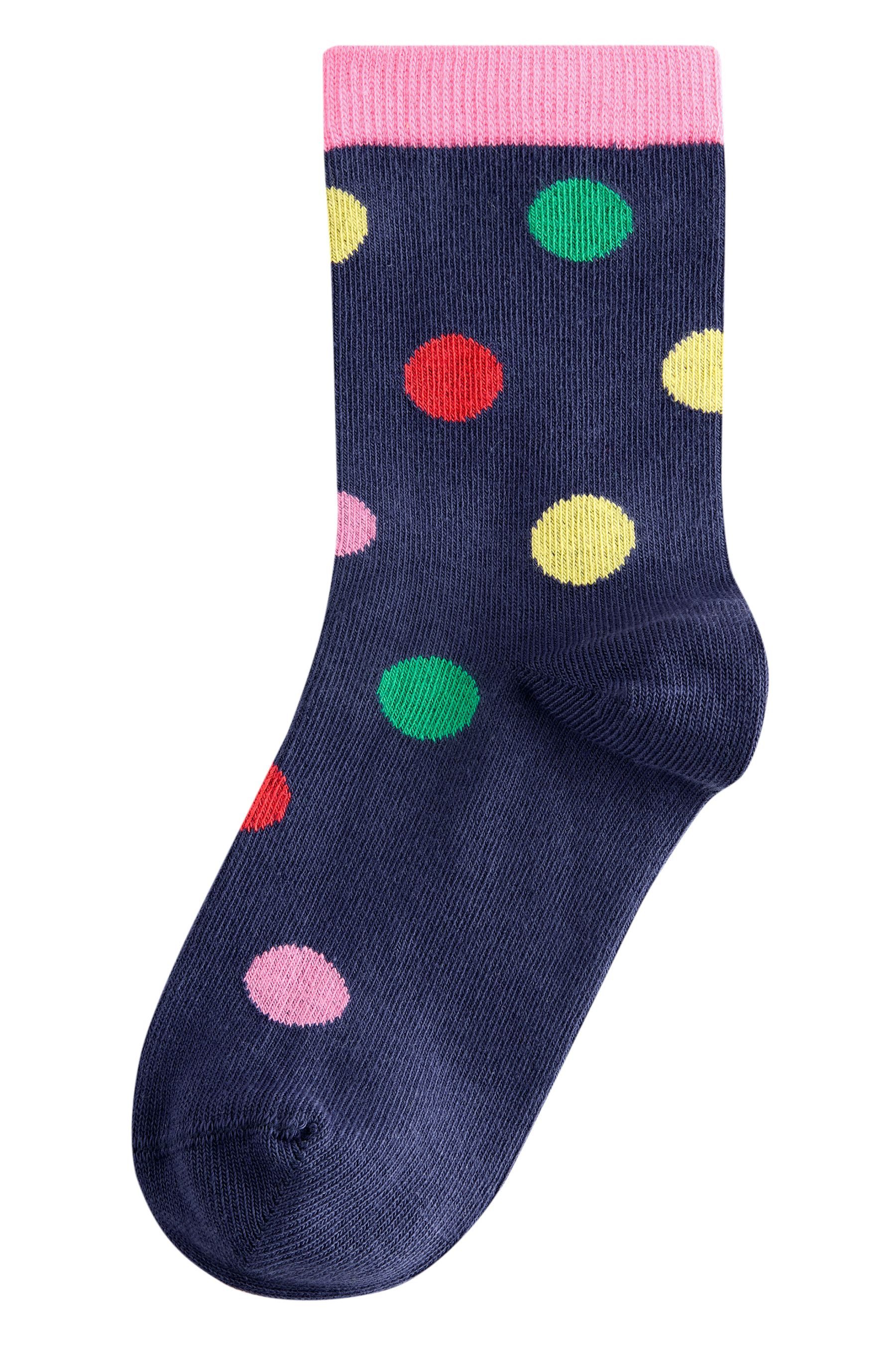 Next Kurzsocken Söckchen mit Streifen und Punkten, 5er-Pack (5-Paar)