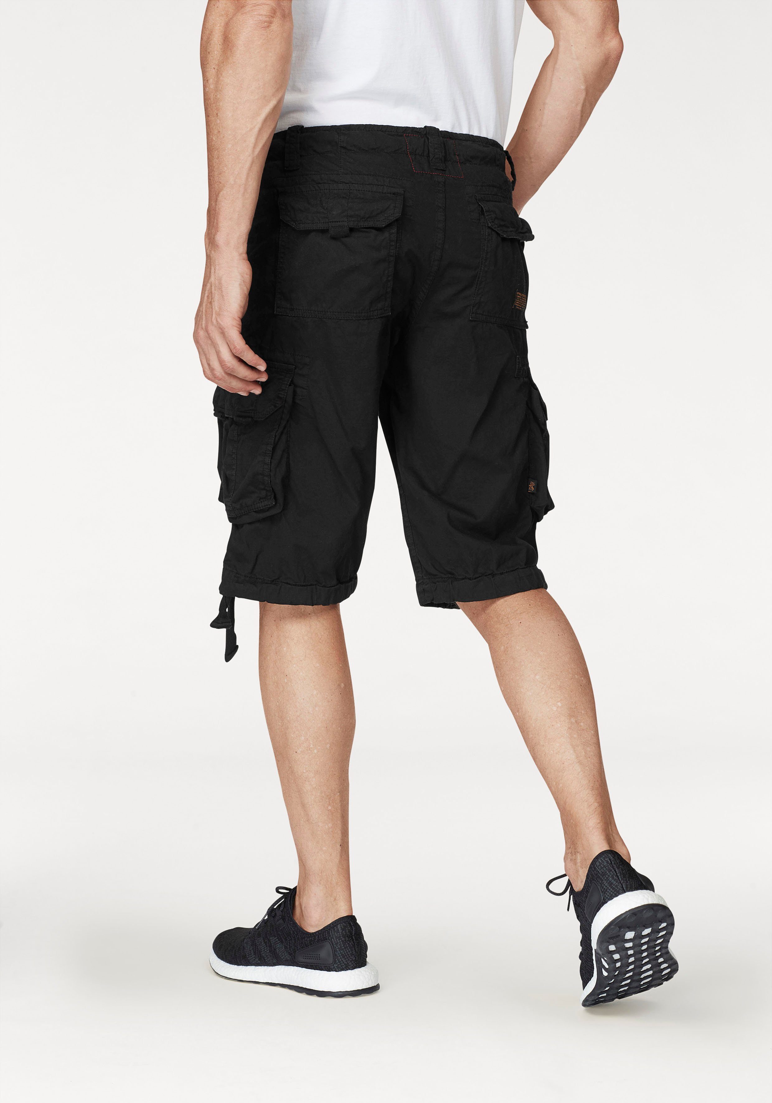 Jet Industries Alpha schwarz Short Cargobermudas