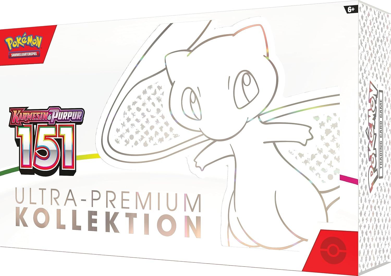 POKÉMON Sammelkarte TCG: Scarlet & Violet 151 Ultra Premium Kollektion Deutsch, 16 Booster Packs