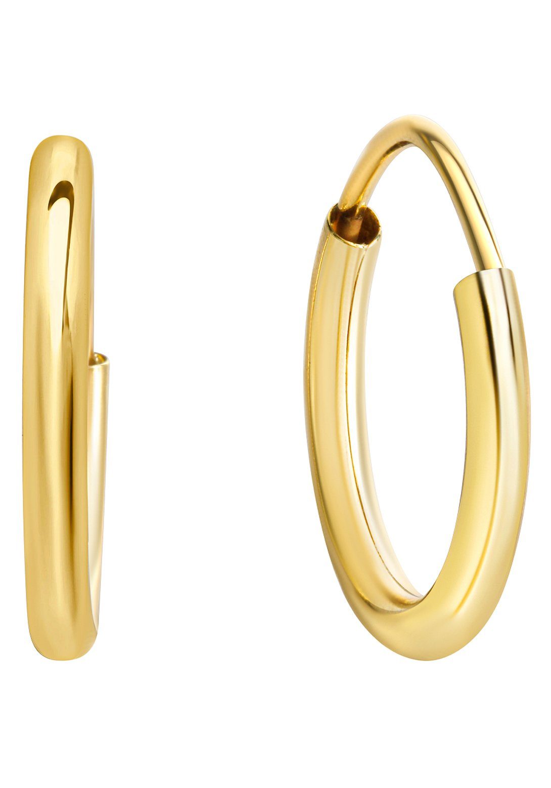 Firetti Paar Creolen Schmuck Geschenk Gold 333 Ohrschmuck glänzend, verschiedene Größen