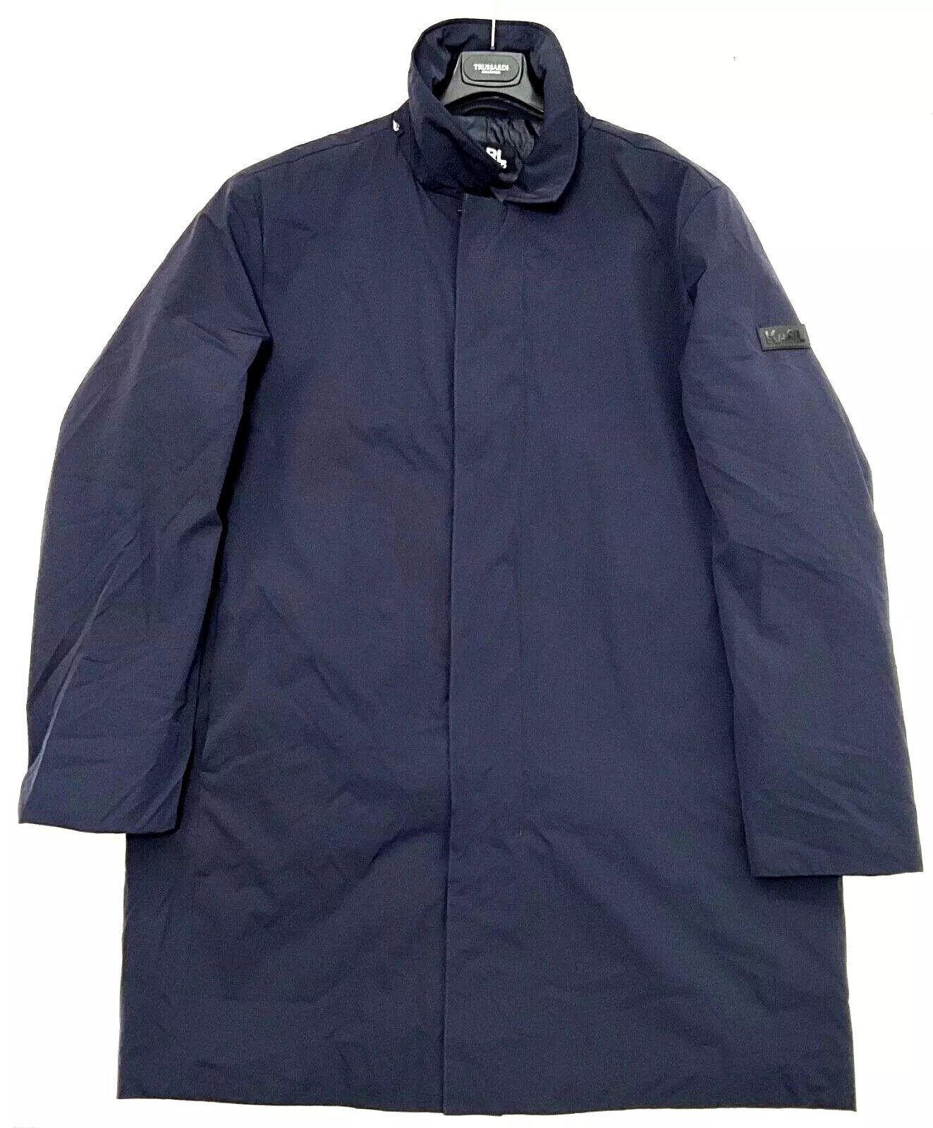 Langmantel Karl Lagerfeld Herren Mantel, Karl Lagerfeld COAT, Herren Mantel, Blau