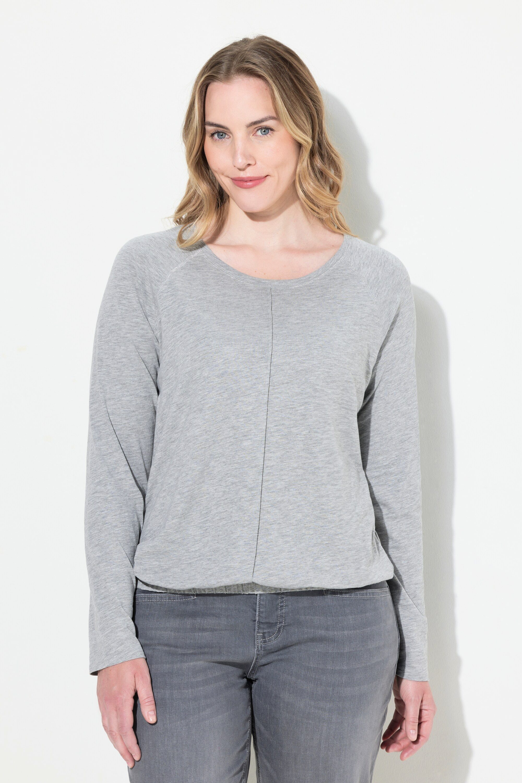 Laurasøn Longsleeve Langarmshirt Raglanärmel Rundhals OEKO-TEX günstig online kaufen