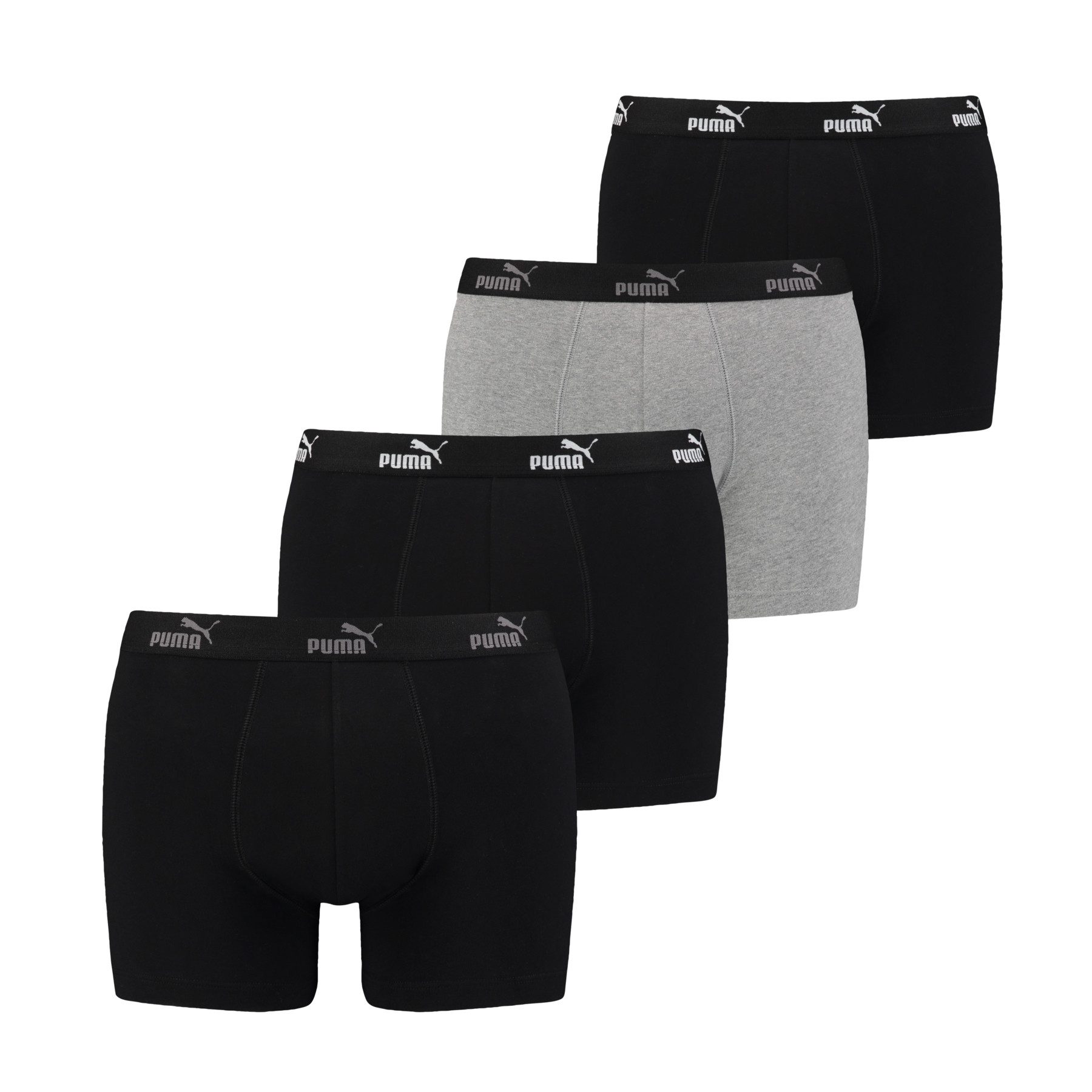 PUMA Boxershorts Promo Elements Solid Boxer 4er Pack günstig online kaufen