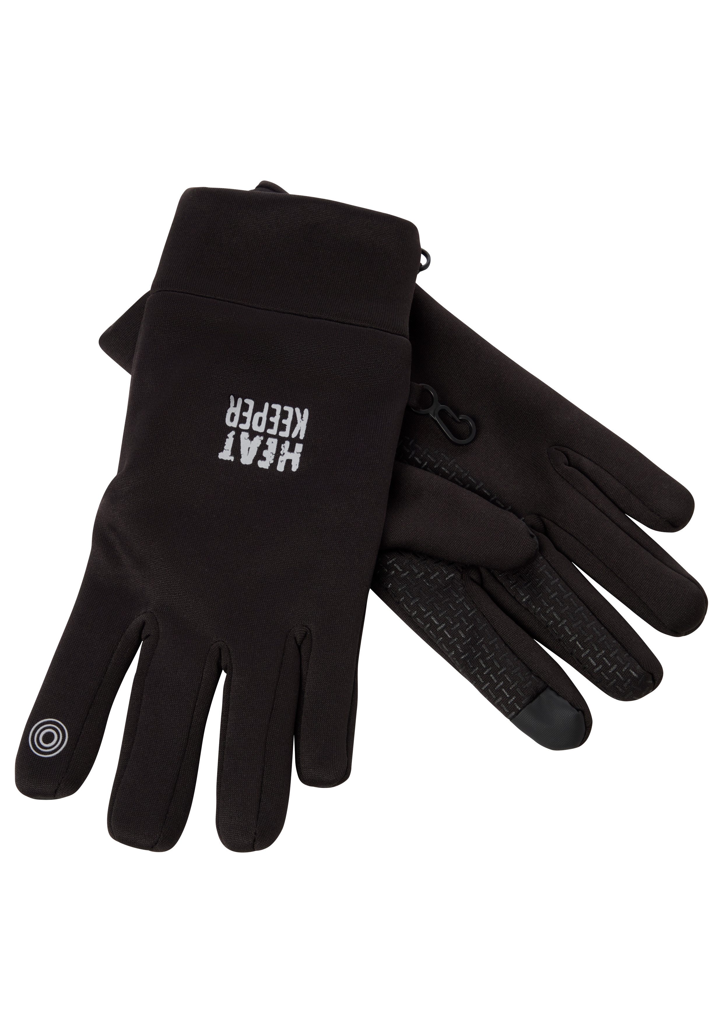 Heatkeeper Fleecehandschuhe mit Silikon-Finish an der günstig online kaufen