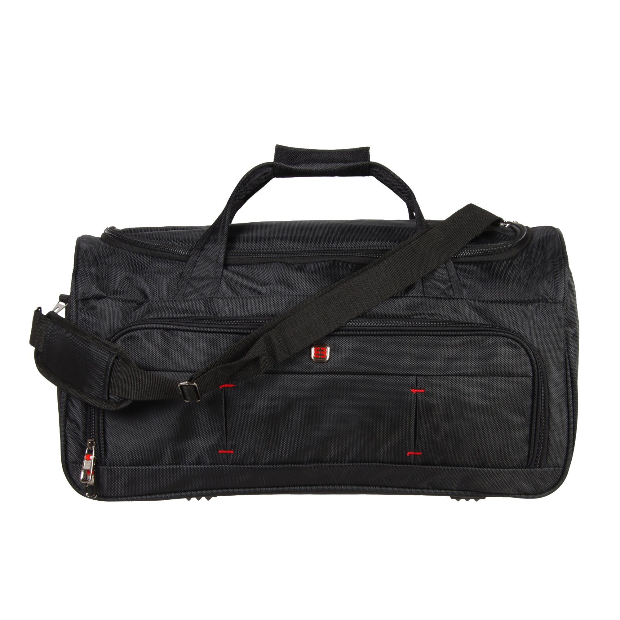 HTI-Living Reisetasche Reise- und Sporttasche 55 Schwarz (Stück, 1-tlg., 1 Reisetasche), Wochenendtasche